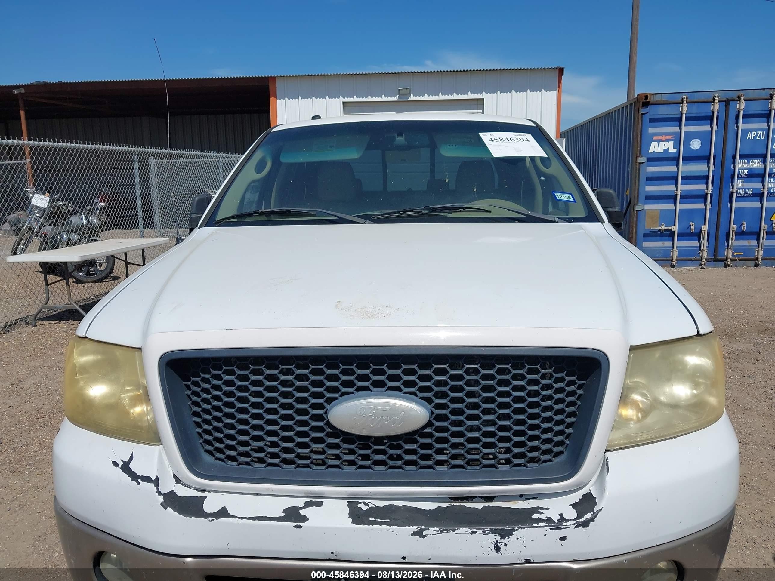 2006 Ford F-150 Lariat/xlt White vin: 1FTPW12VX6KD72776
