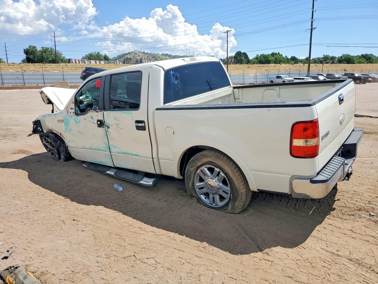 2007 Ford F150 Supercrew Cream vin: 1FTPW12VX7FB09763
