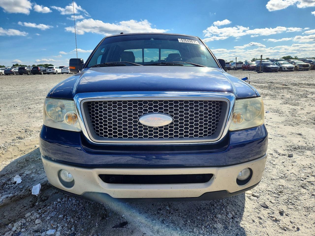2007 Ford F150 Supercrew Blue vin: 1FTPW12VX7KA89084