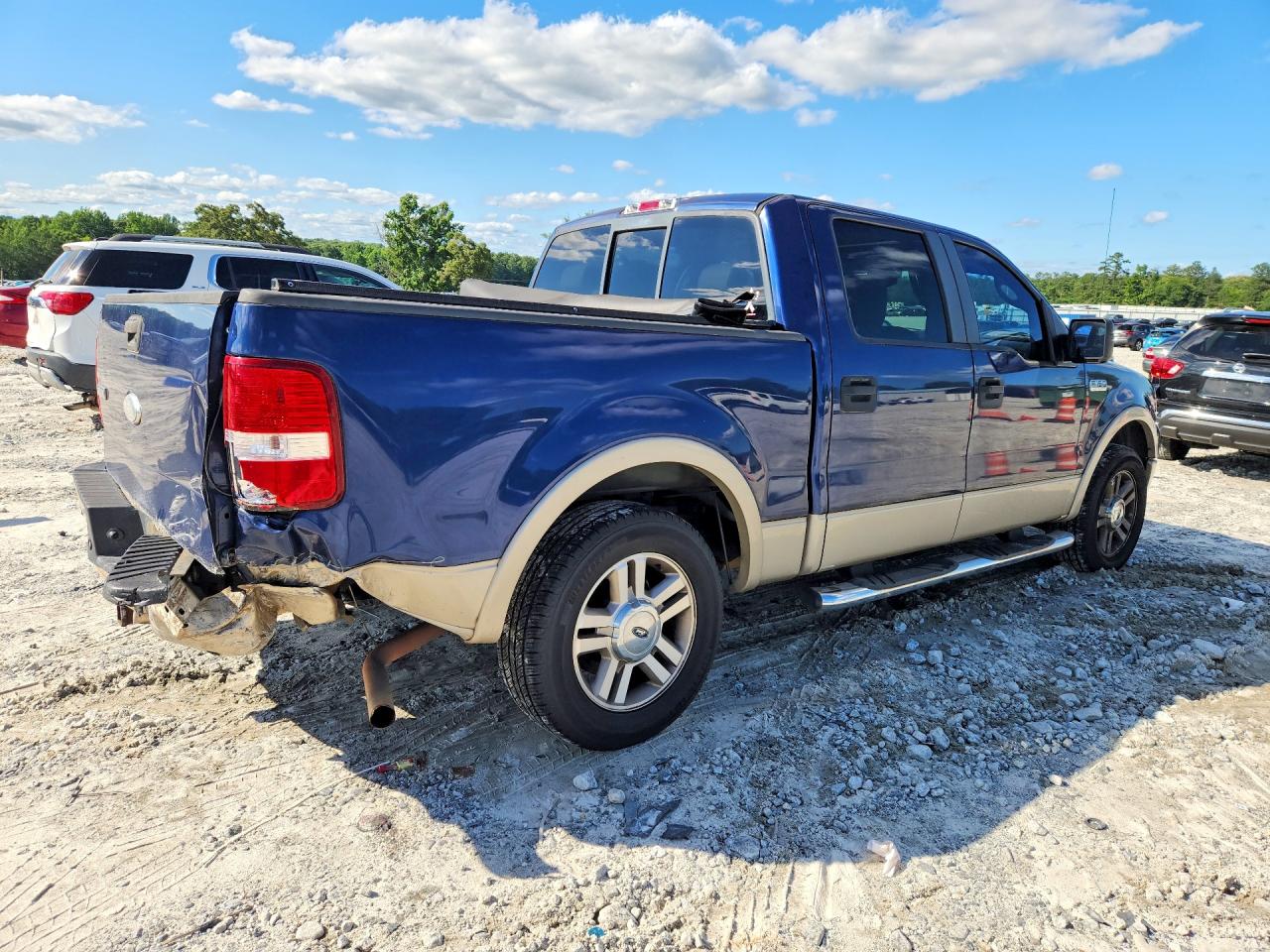 2007 Ford F150 Supercrew Blue vin: 1FTPW12VX7KA89084