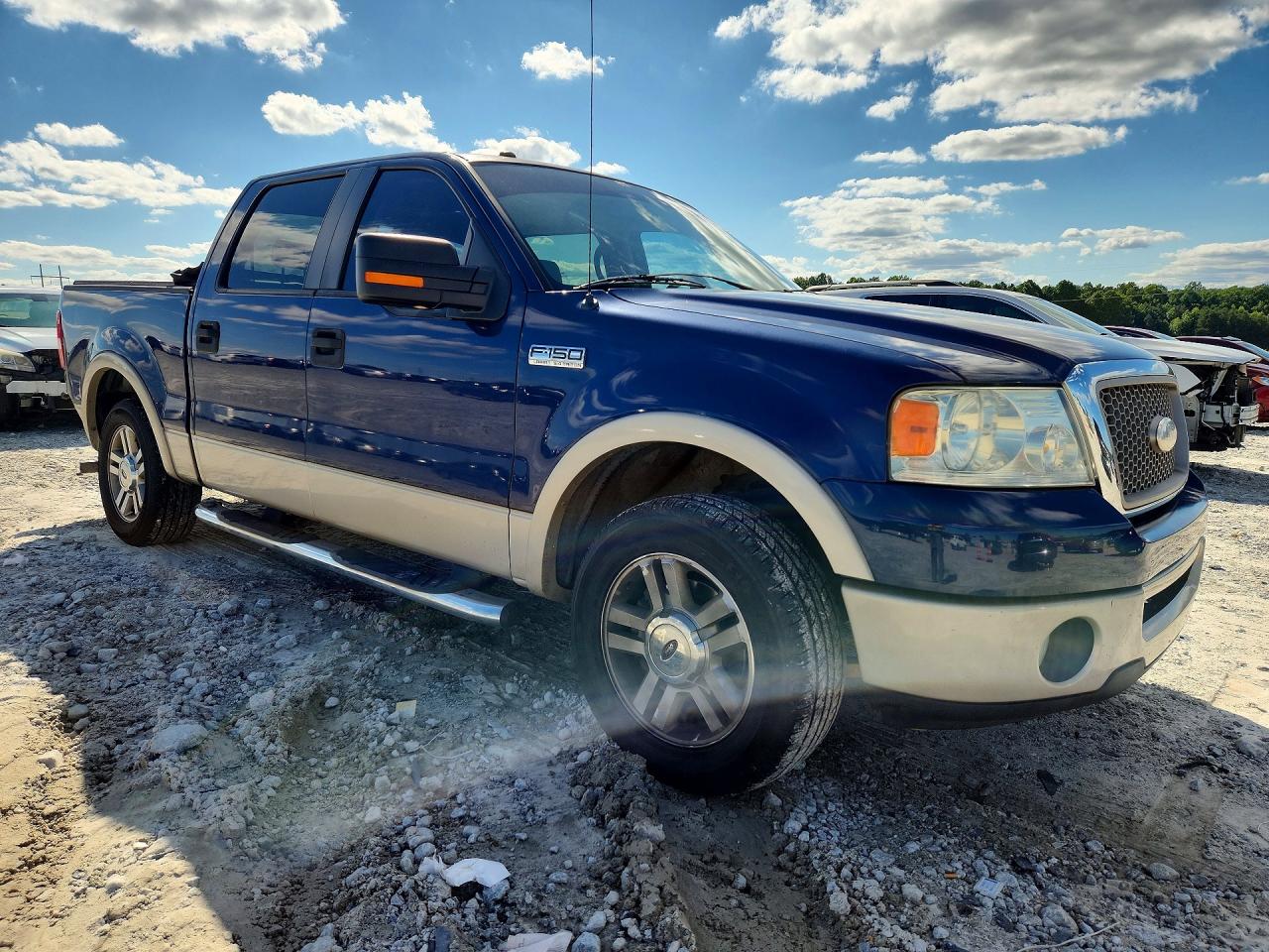 2007 Ford F150 Supercrew Blue vin: 1FTPW12VX7KA89084