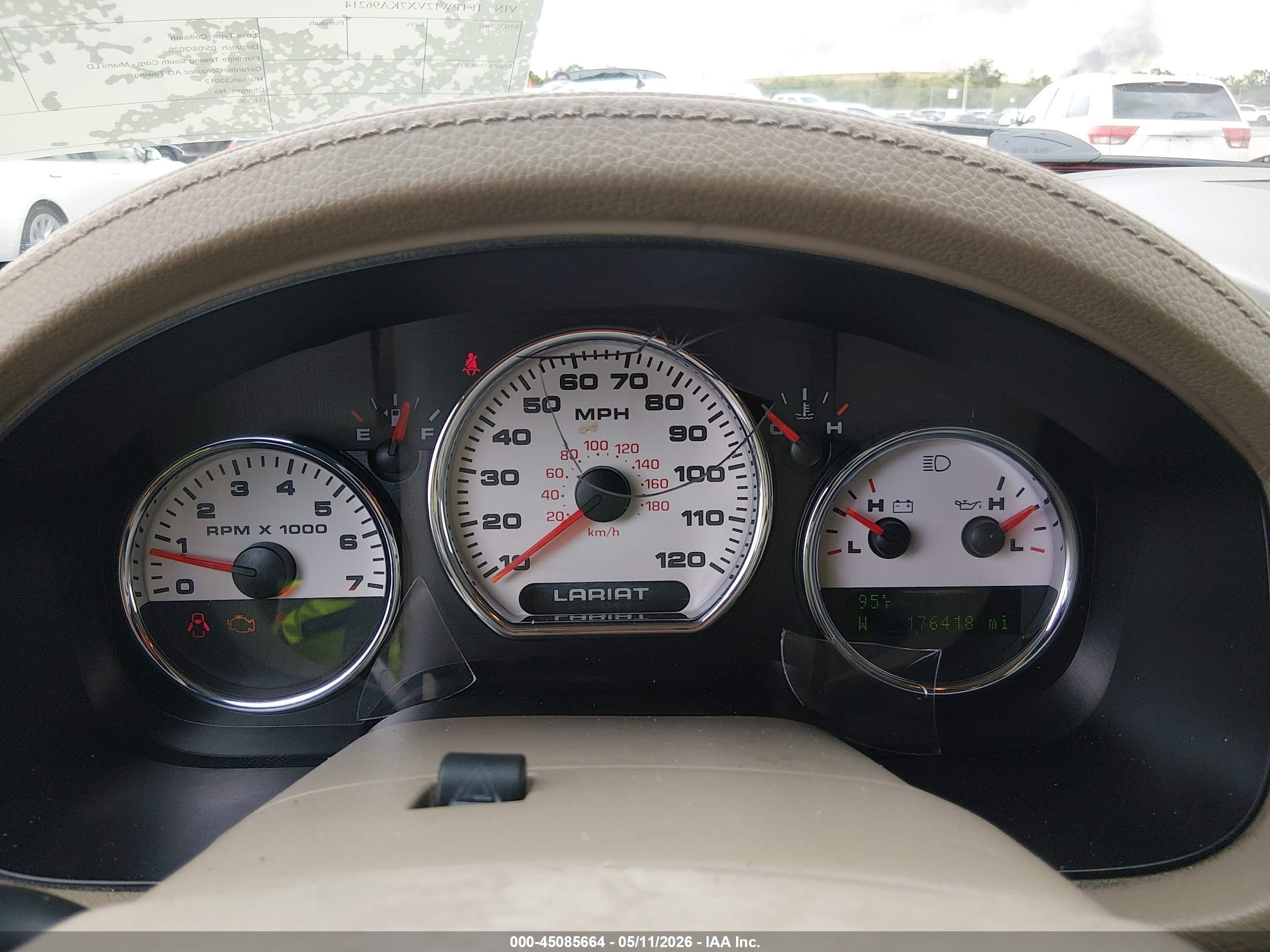 2007 Ford F-150 Lariat/xlt Зеленый vin: 1FTPW12VX7KA96214
