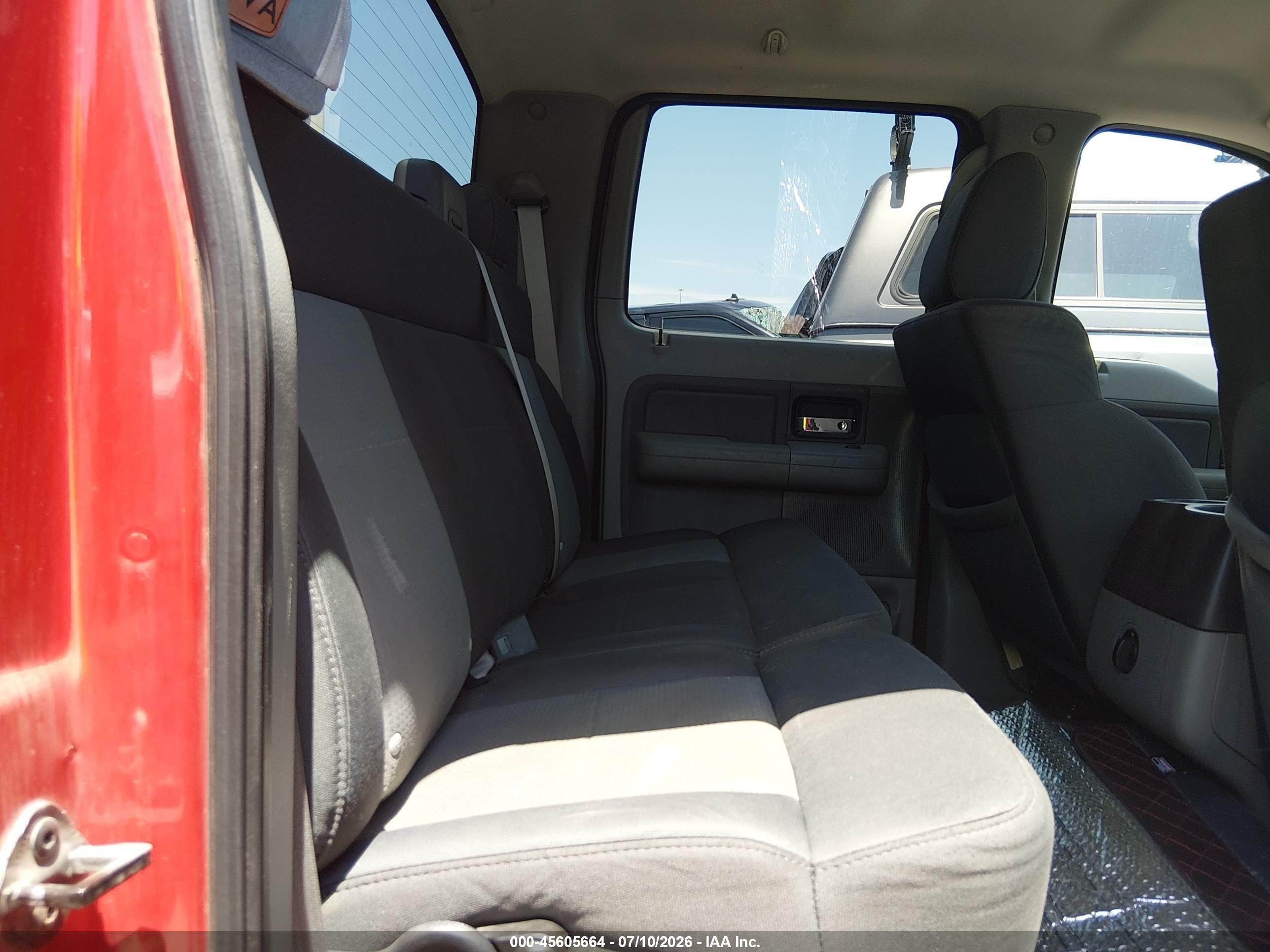 2007 Ford F-150 Lariat/xlt Red vin: 1FTPW12VX7KB54340