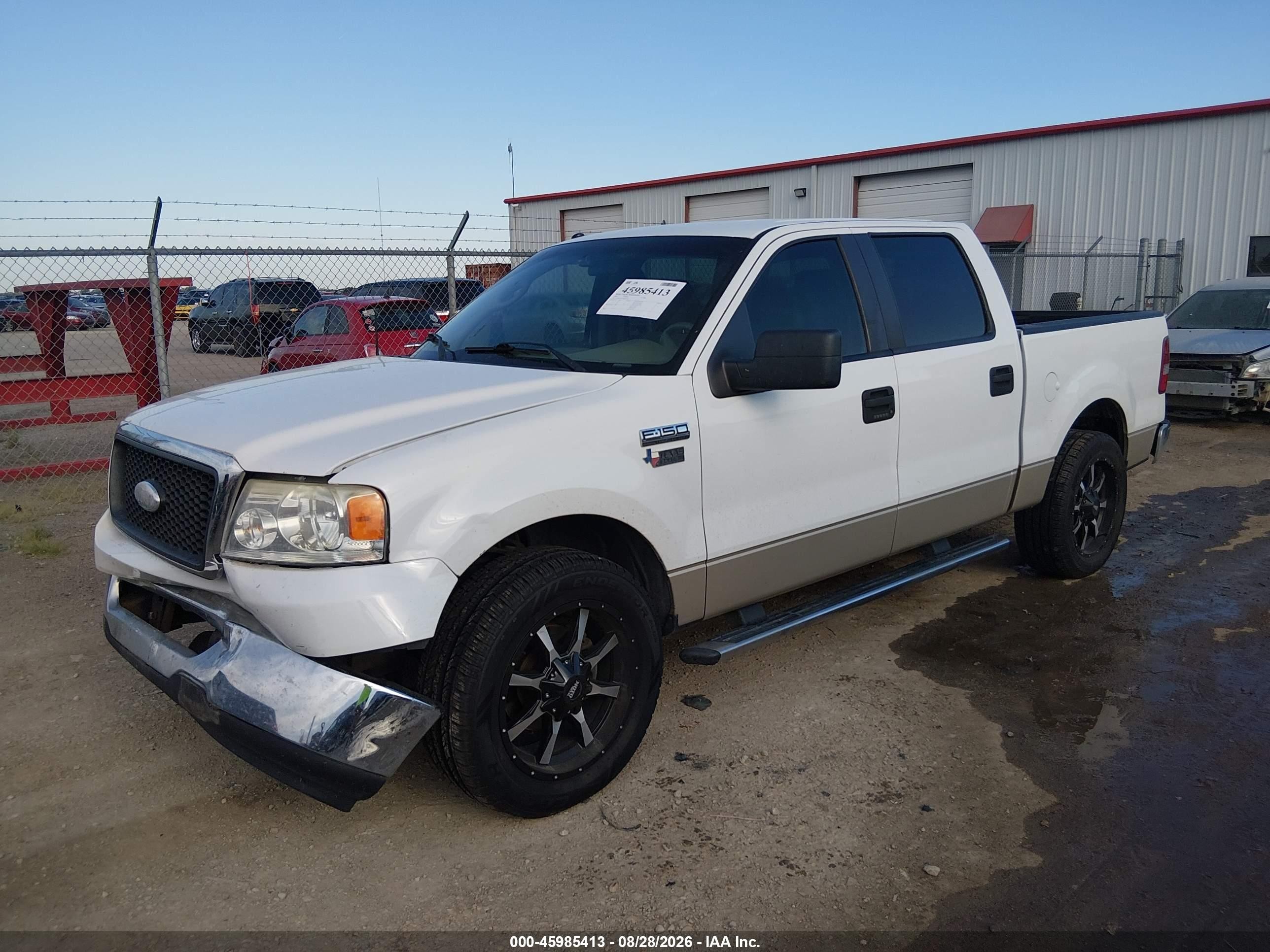 2007 Ford F-150 Lariat/xlt Белый vin: 1FTPW12VX7KB73714