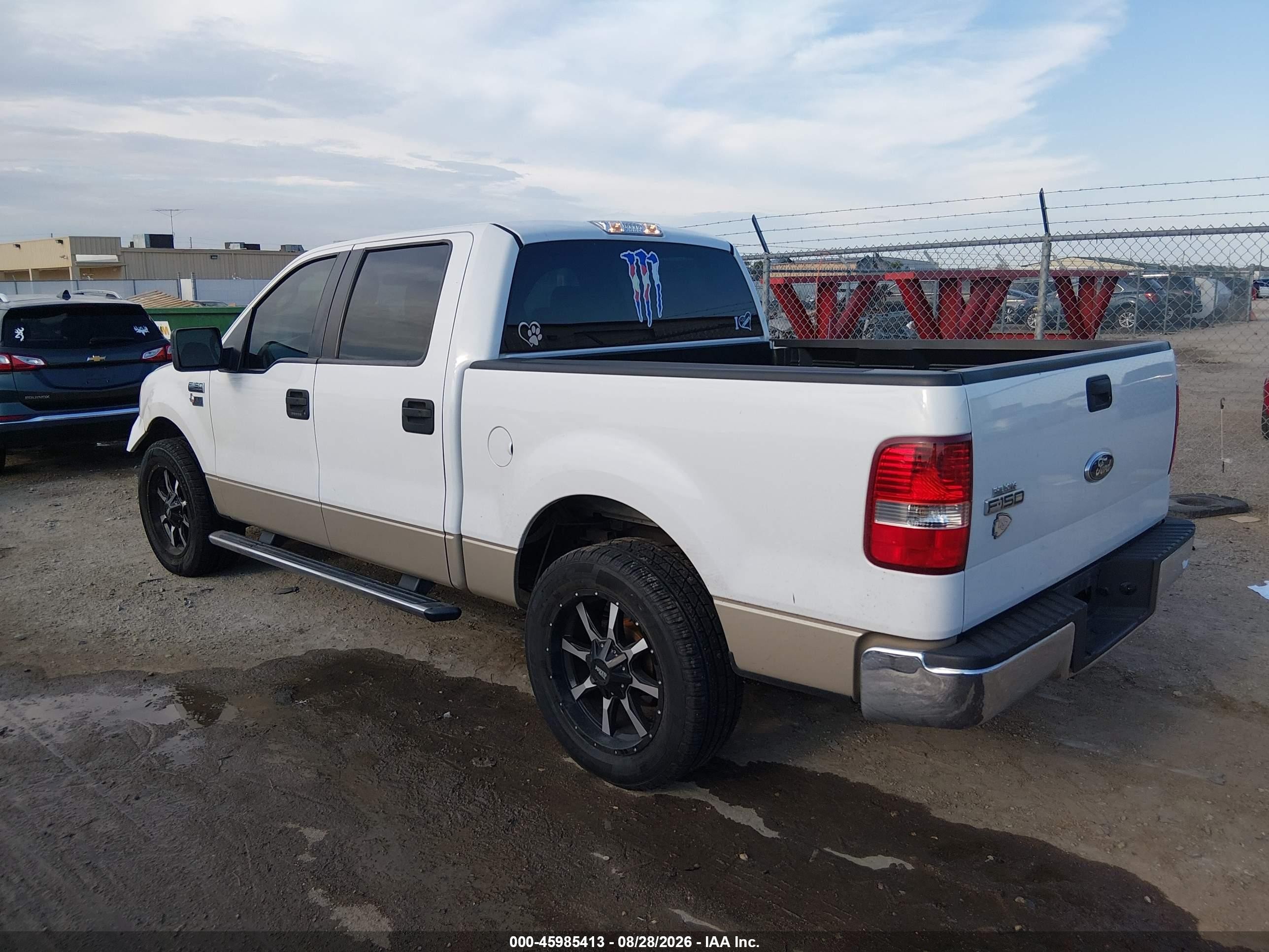 2007 Ford F-150 Lariat/xlt Белый vin: 1FTPW12VX7KB73714