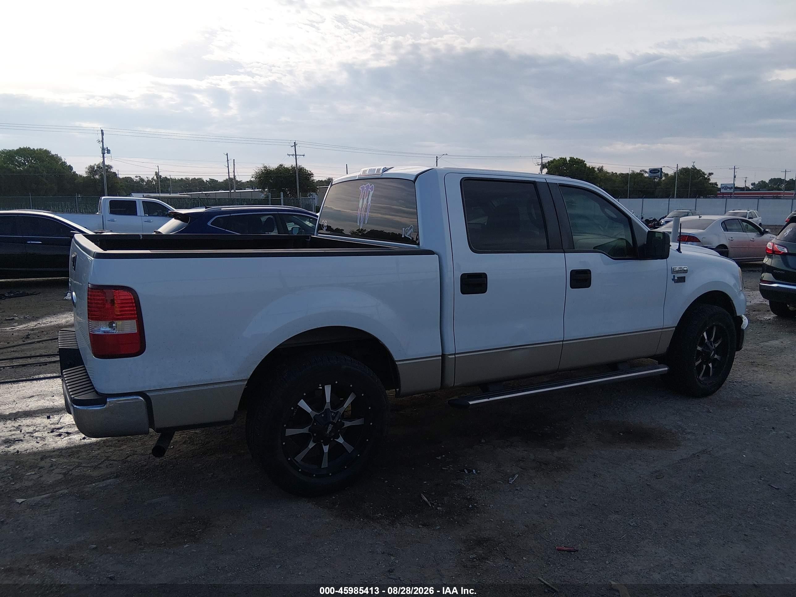 2007 Ford F-150 Lariat/xlt Белый vin: 1FTPW12VX7KB73714