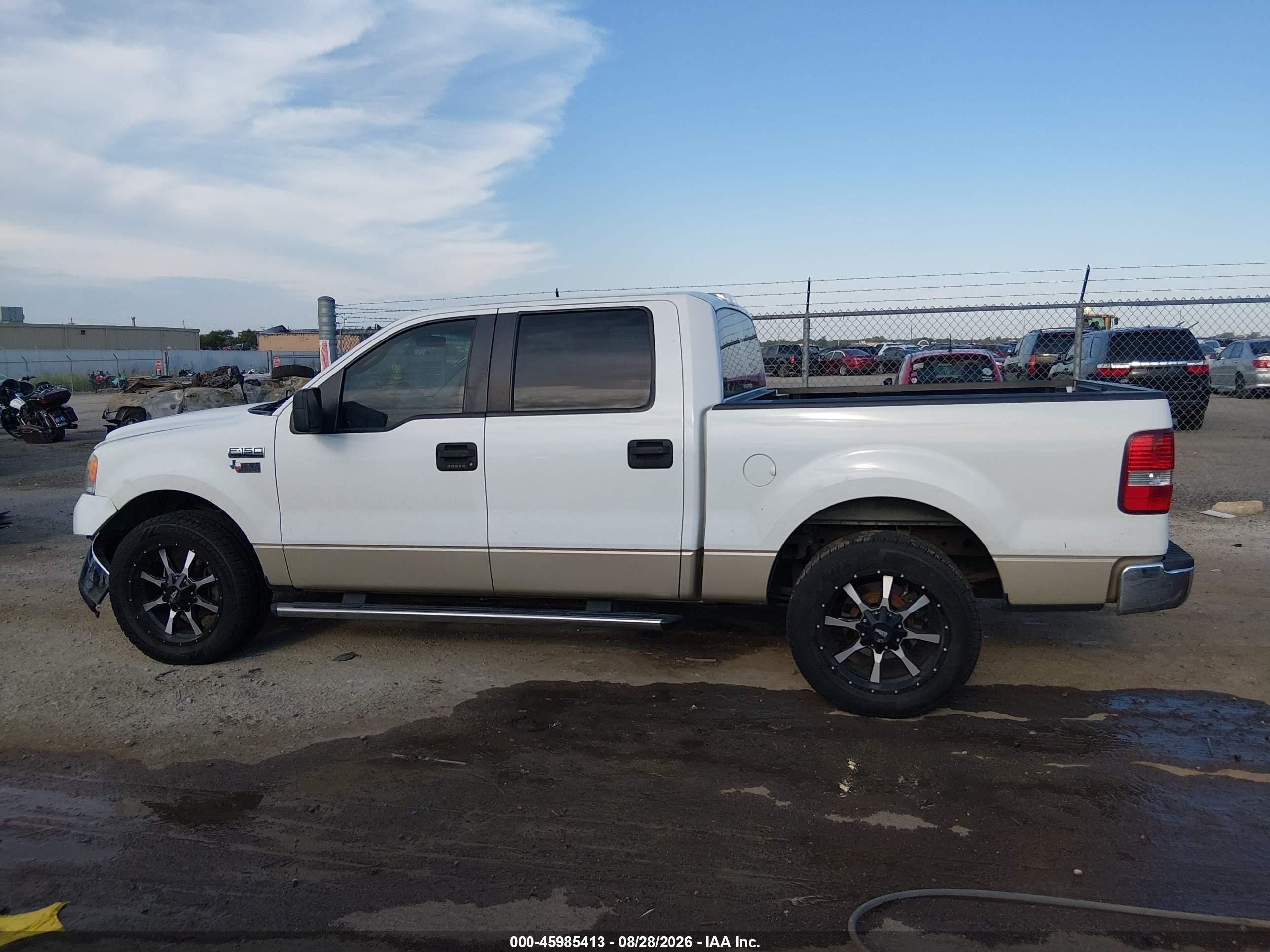 2007 Ford F-150 Lariat/xlt Белый vin: 1FTPW12VX7KB73714