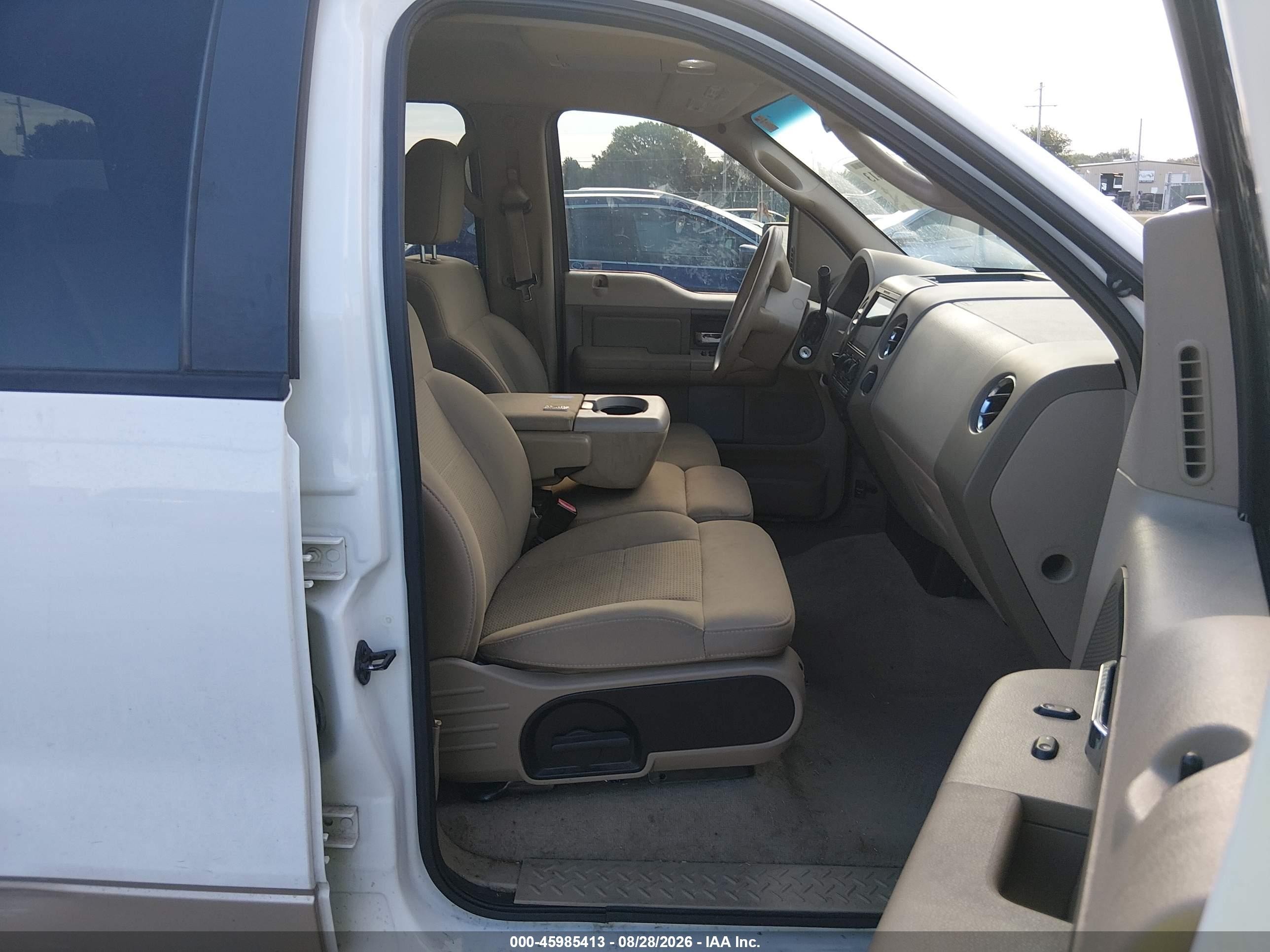 2007 Ford F-150 Lariat/xlt Белый vin: 1FTPW12VX7KB73714