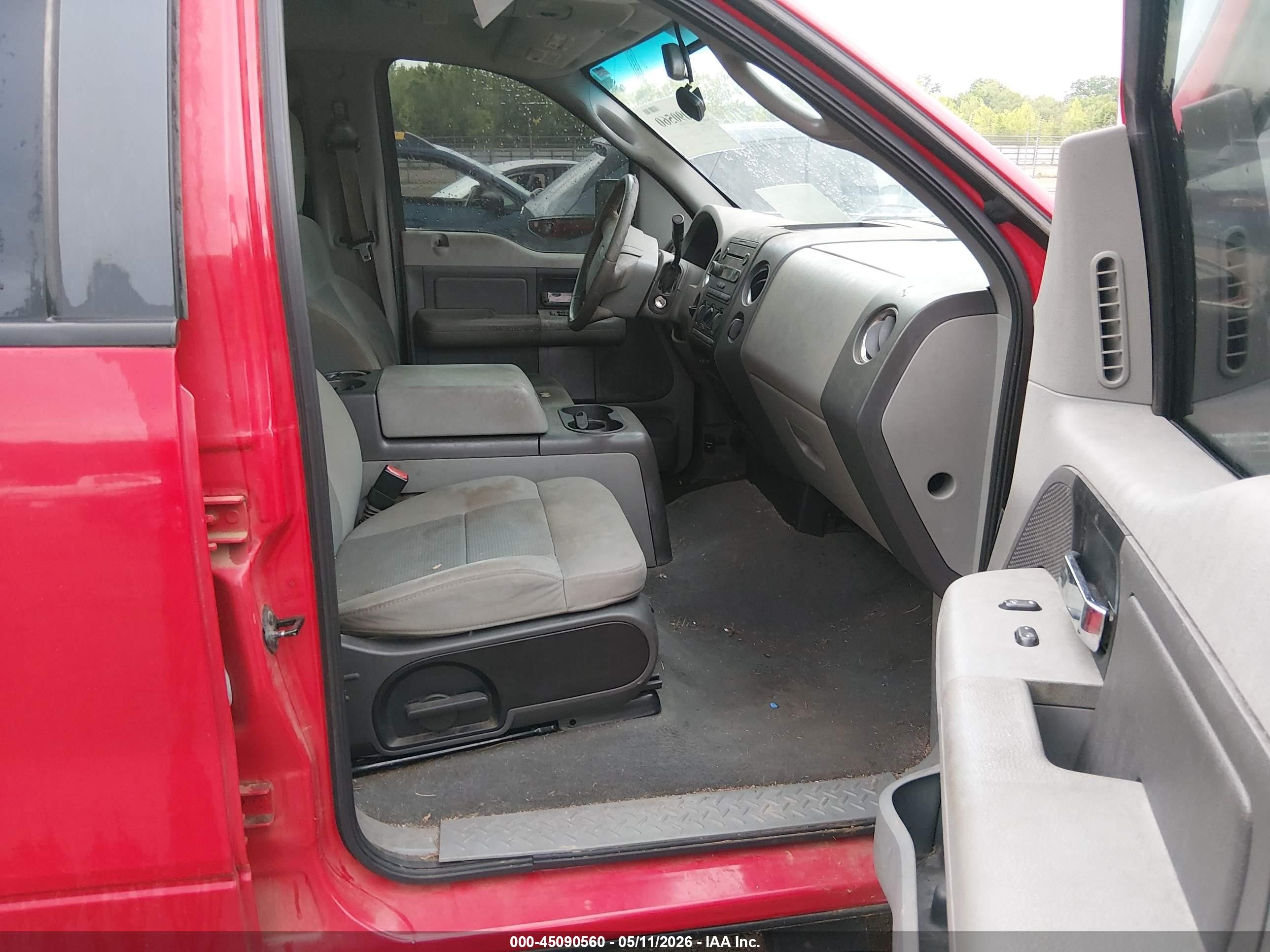 2007 Ford F-150 Lariat/xlt Red vin: 1FTPW12VX7KC96753