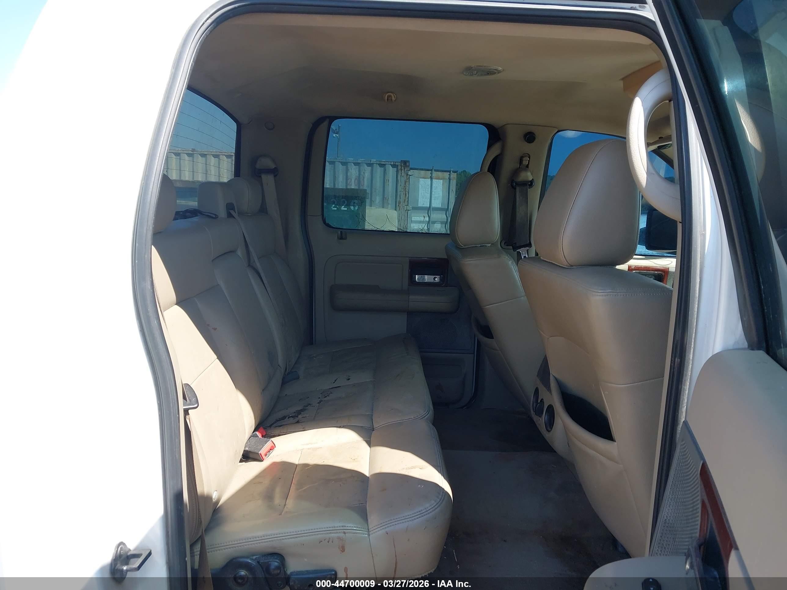 2007 Ford F-150 Lariat/xlt White vin: 1FTPW12VX7KD01031