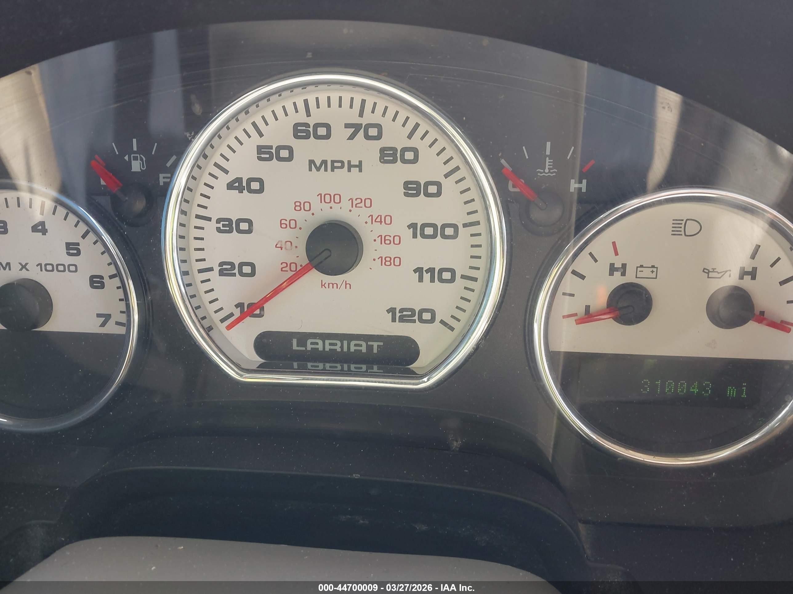 2007 Ford F-150 Lariat/xlt White vin: 1FTPW12VX7KD01031