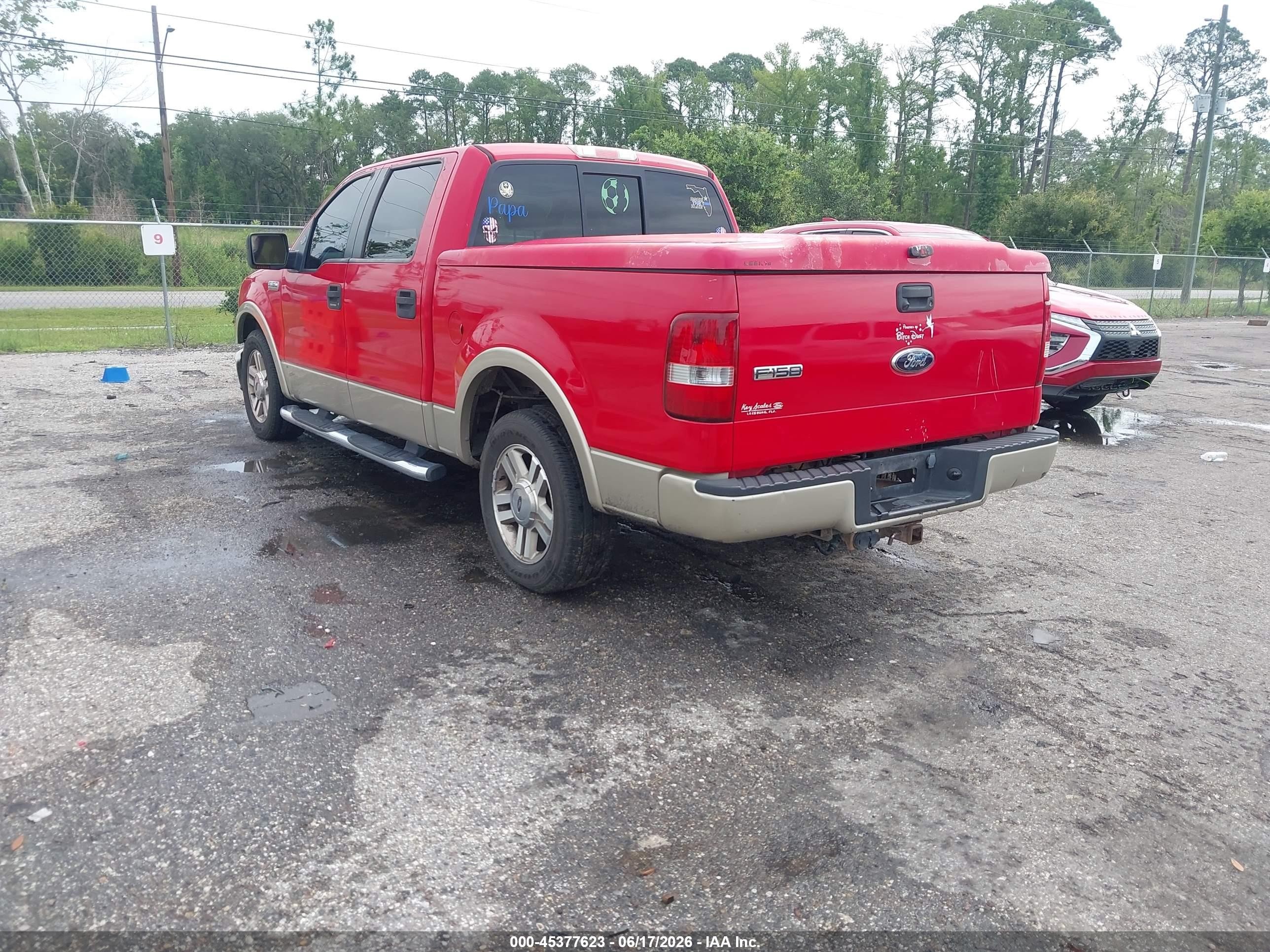 2008 Ford F-150 60th Anniversary/fx2/king Ranch/lariat/xlt Красный vin: 1FTPW12VX8FB00062