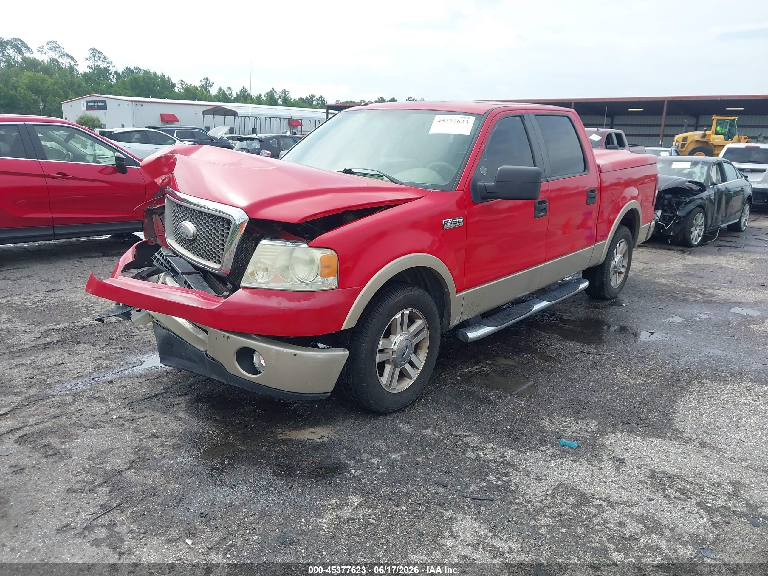 2008 Ford F-150 60th Anniversary/fx2/king Ranch/lariat/xlt Красный vin: 1FTPW12VX8FB00062