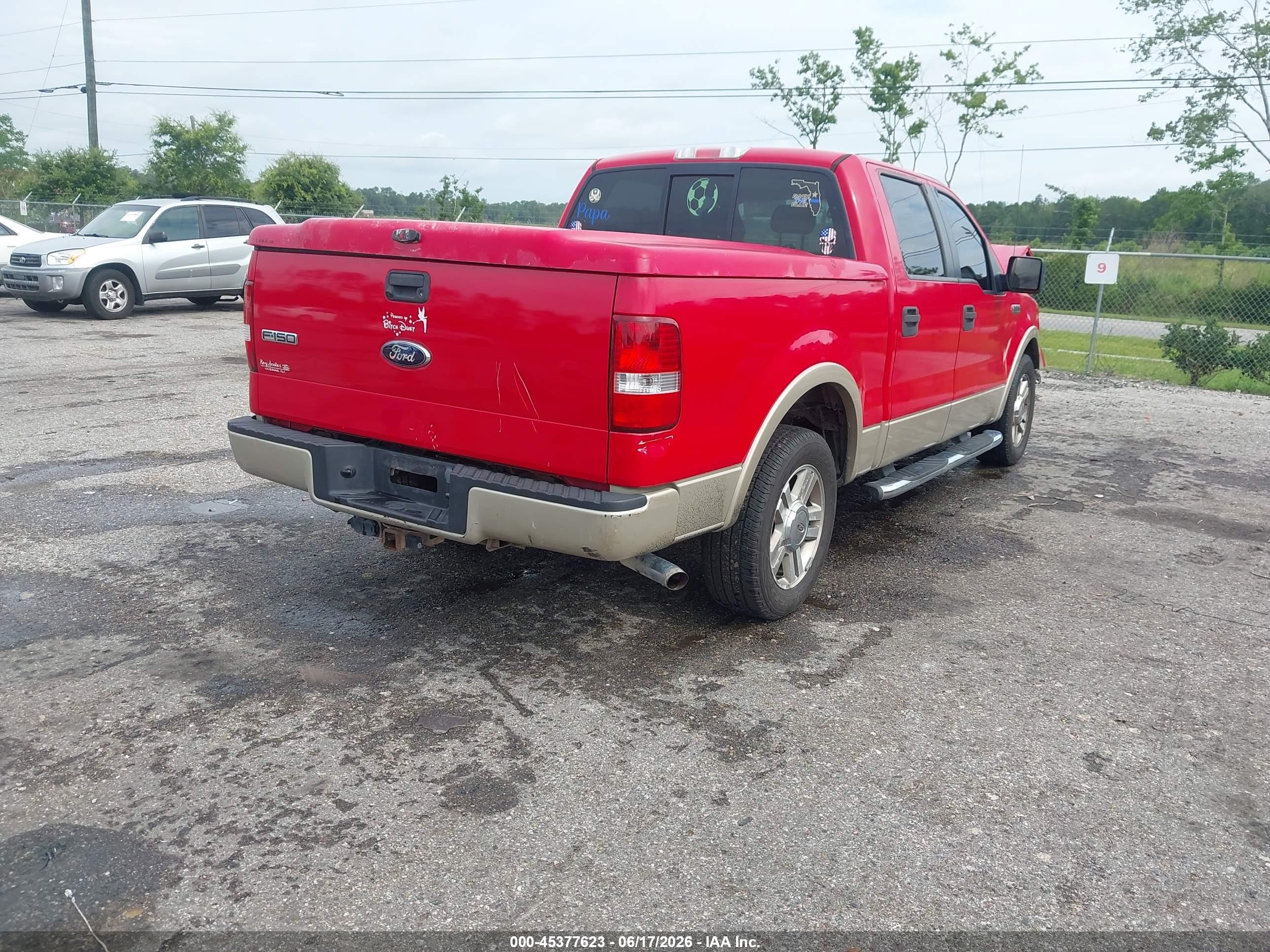 2008 Ford F-150 60th Anniversary/fx2/king Ranch/lariat/xlt Красный vin: 1FTPW12VX8FB00062