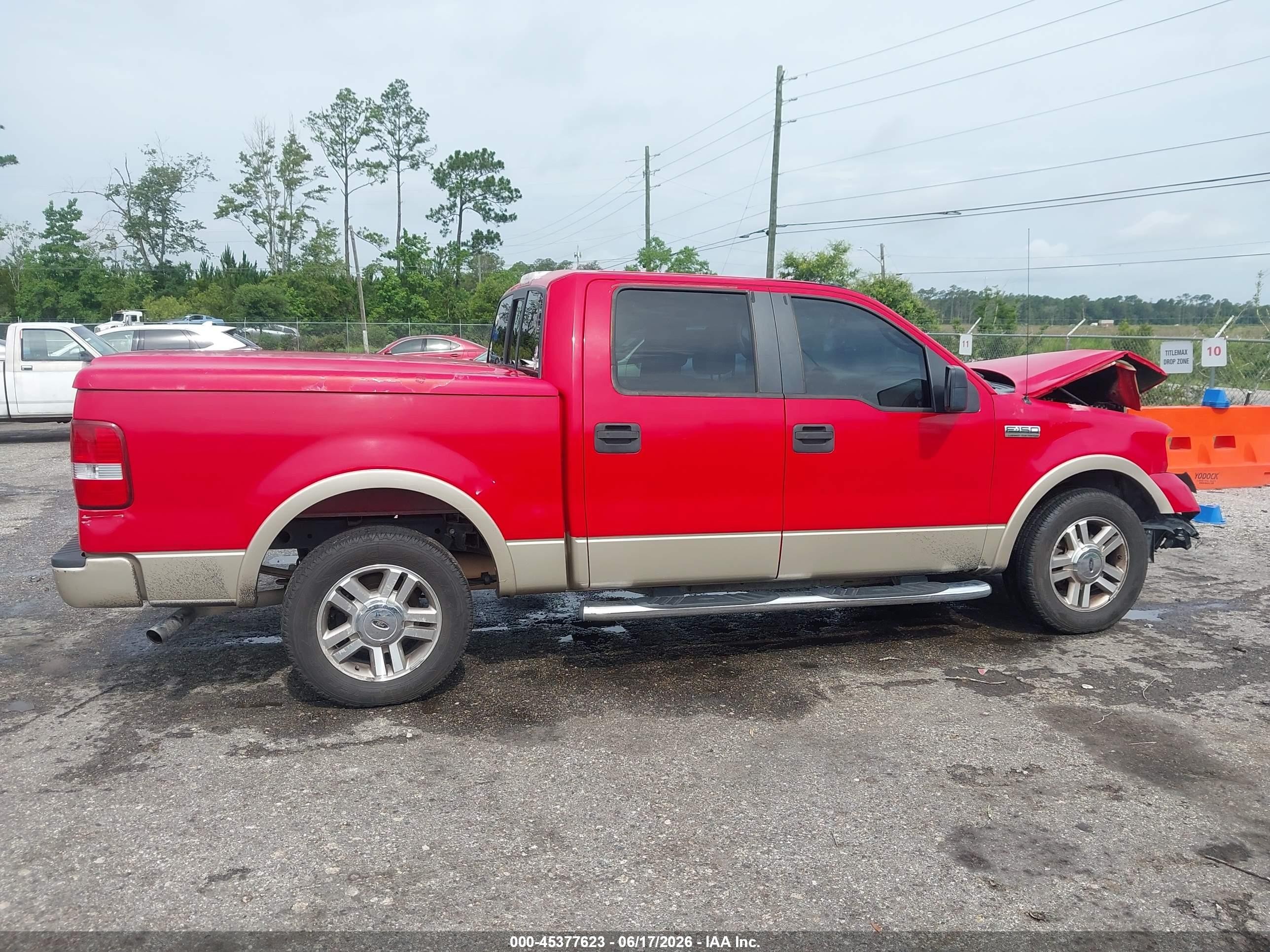 2008 Ford F-150 60th Anniversary/fx2/king Ranch/lariat/xlt Красный vin: 1FTPW12VX8FB00062