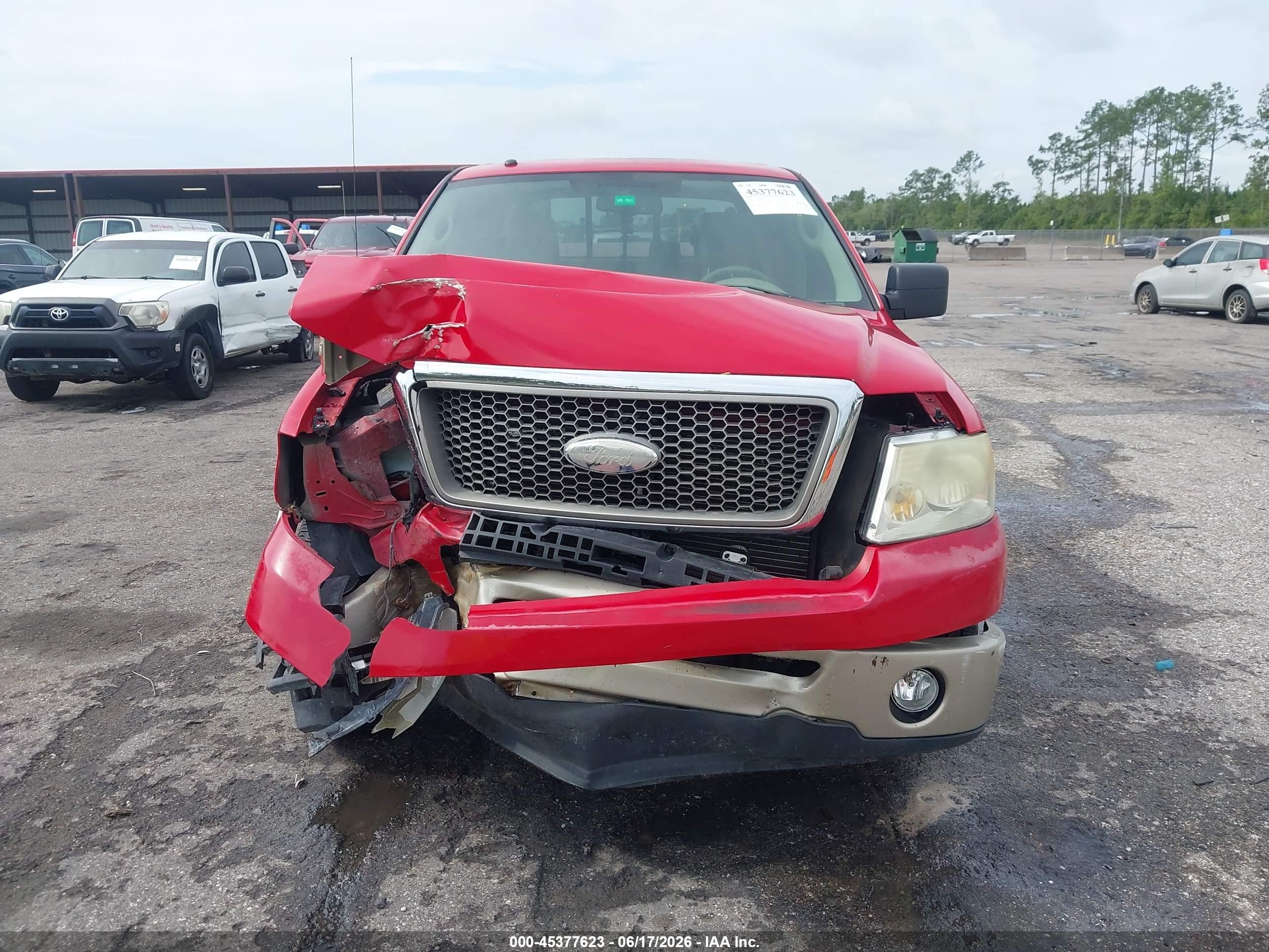 2008 Ford F-150 60th Anniversary/fx2/king Ranch/lariat/xlt Красный vin: 1FTPW12VX8FB00062
