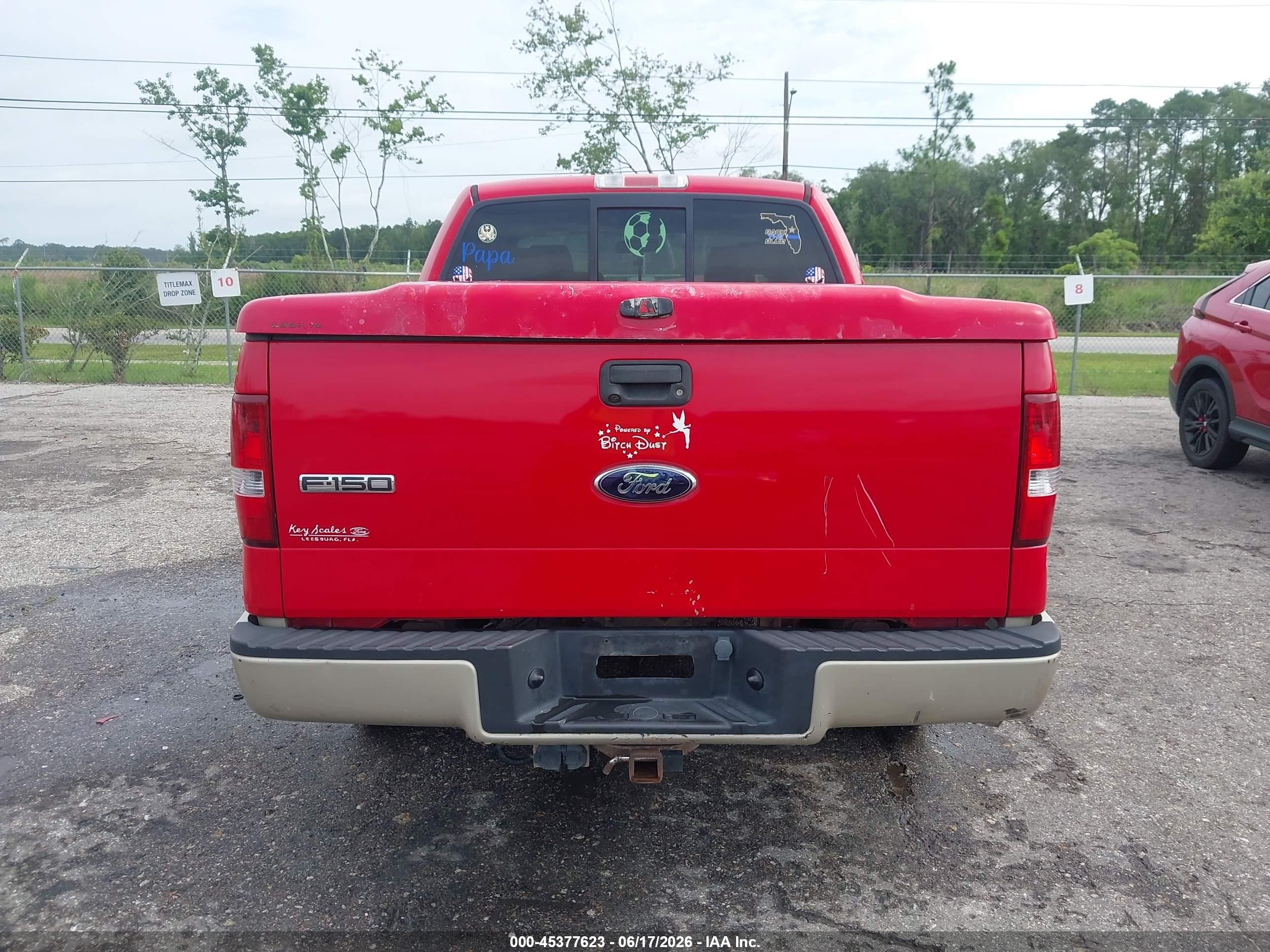 2008 Ford F-150 60th Anniversary/fx2/king Ranch/lariat/xlt Красный vin: 1FTPW12VX8FB00062