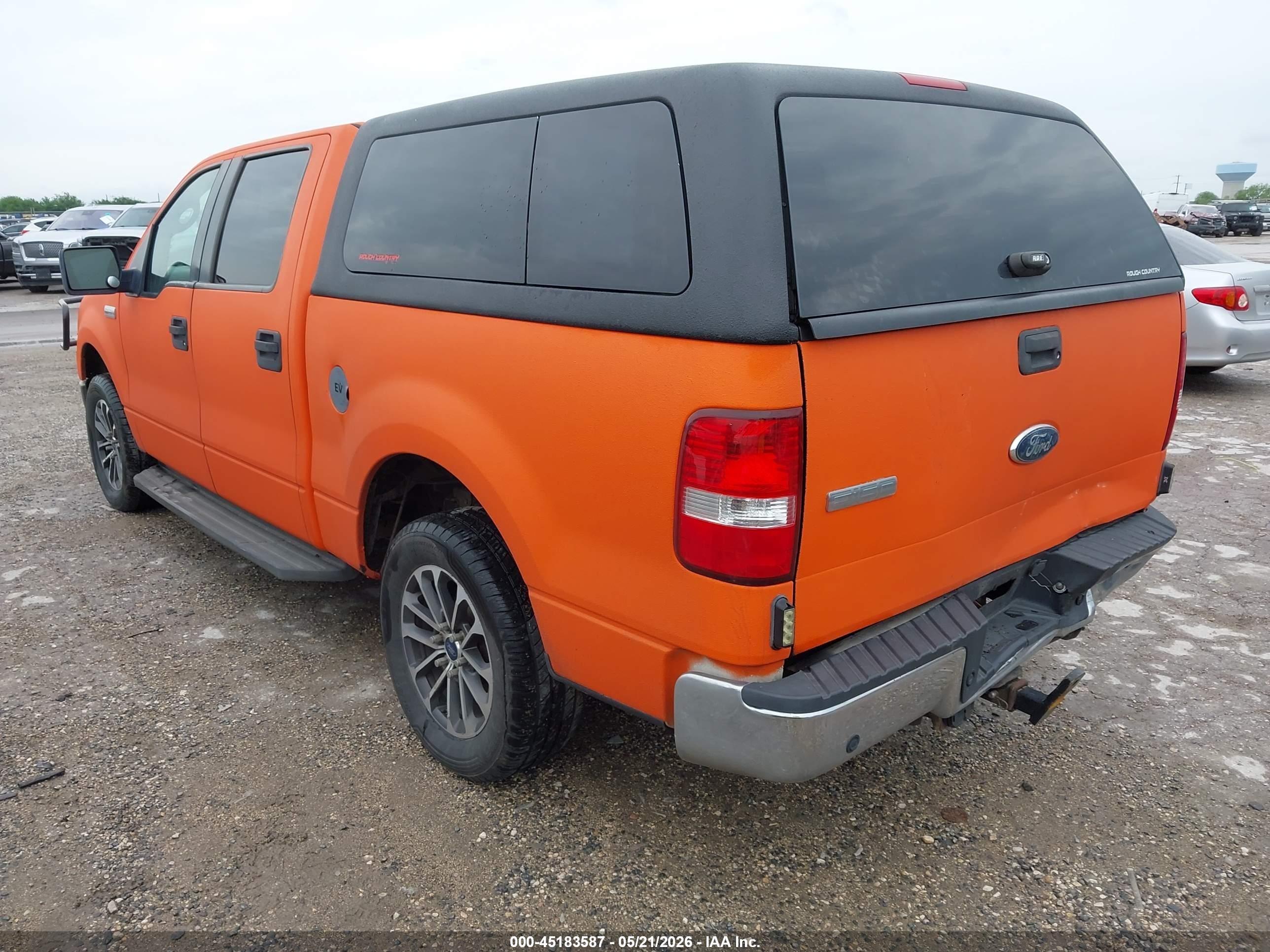 2008 Ford F-150 60th Anniversary/fx2/king Ranch/lariat/xlt Orange vin: 1FTPW12VX8KE88806