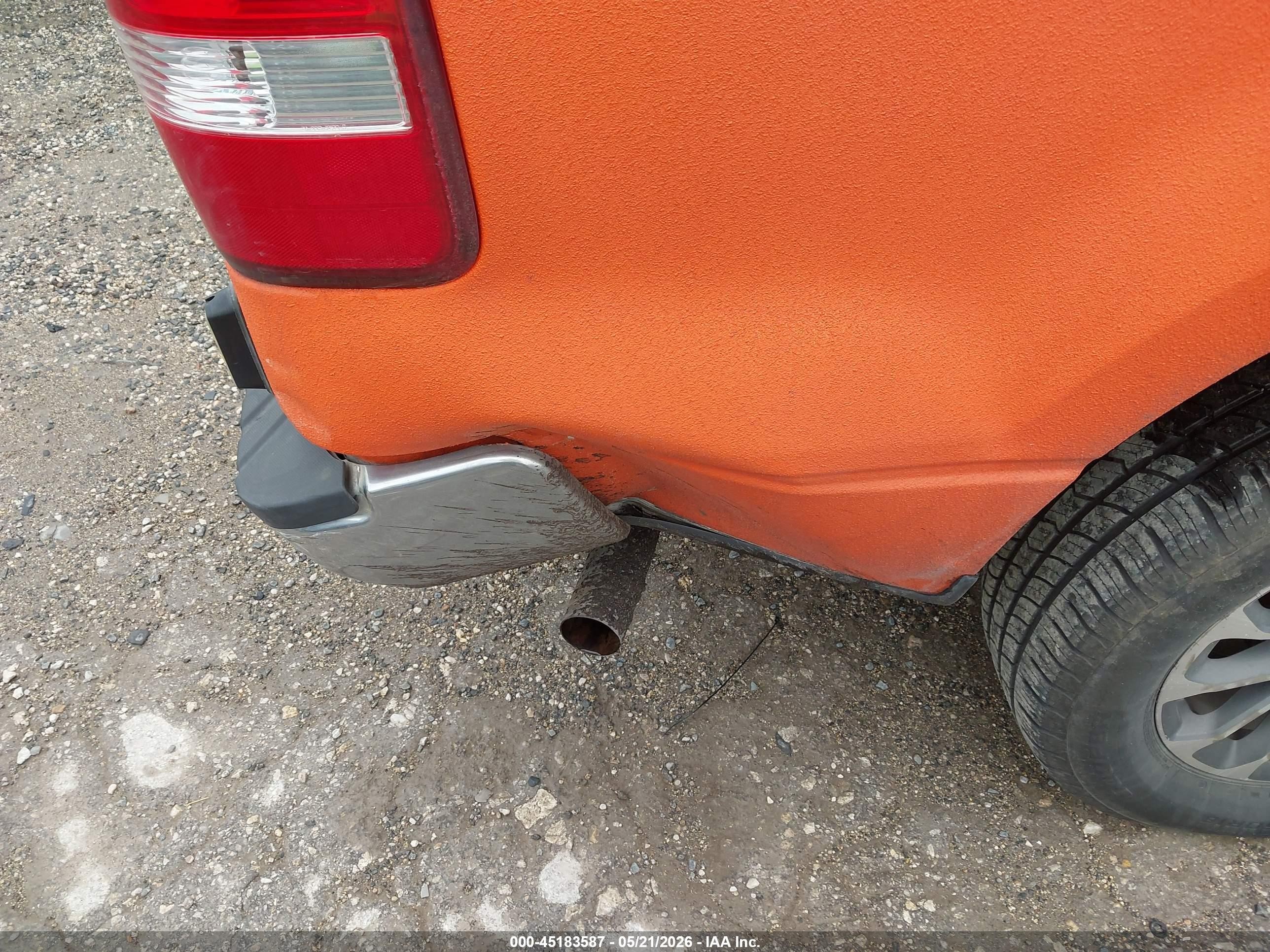 2008 Ford F-150 60th Anniversary/fx2/king Ranch/lariat/xlt Orange vin: 1FTPW12VX8KE88806