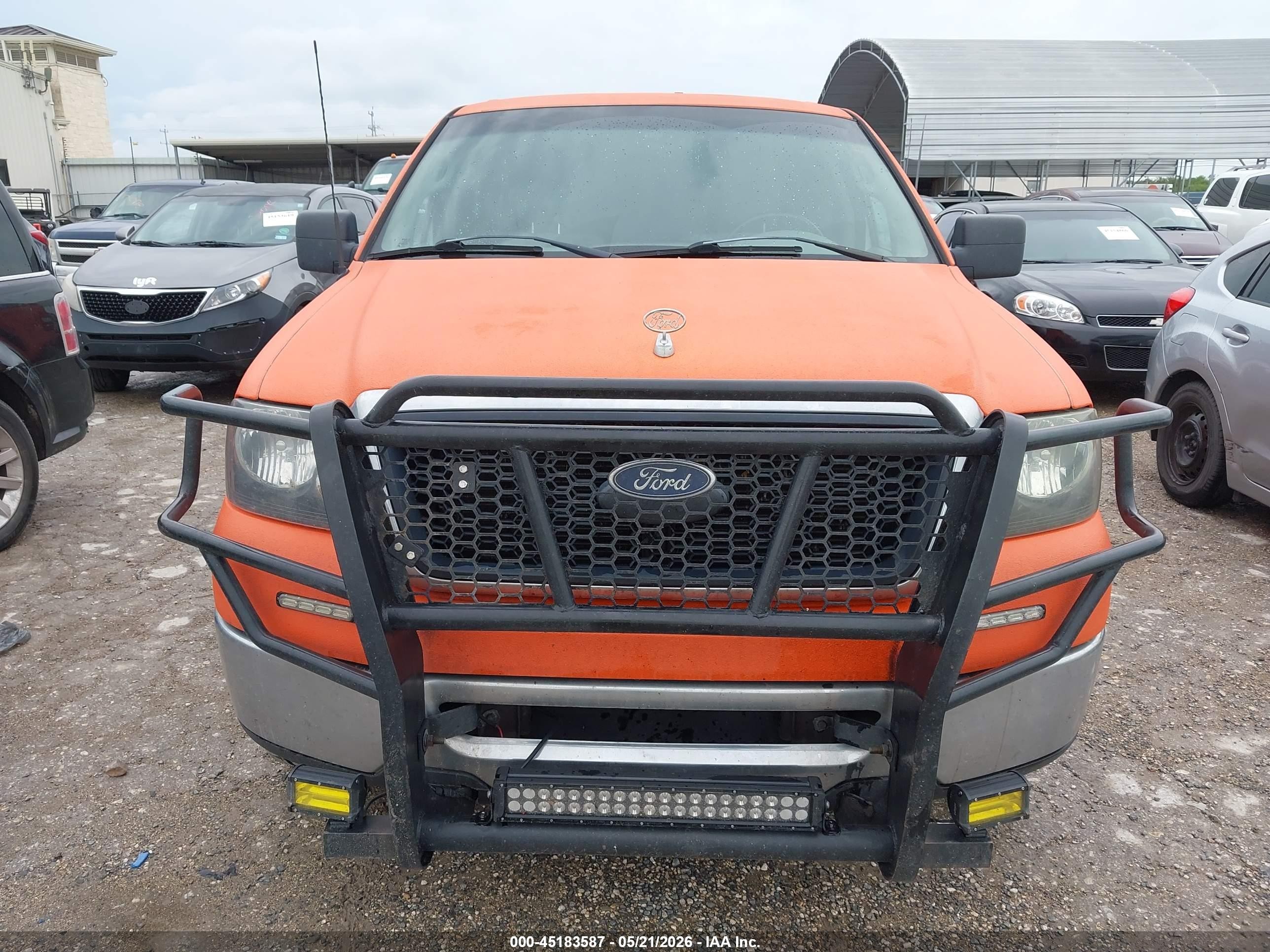 2008 Ford F-150 60th Anniversary/fx2/king Ranch/lariat/xlt Orange vin: 1FTPW12VX8KE88806
