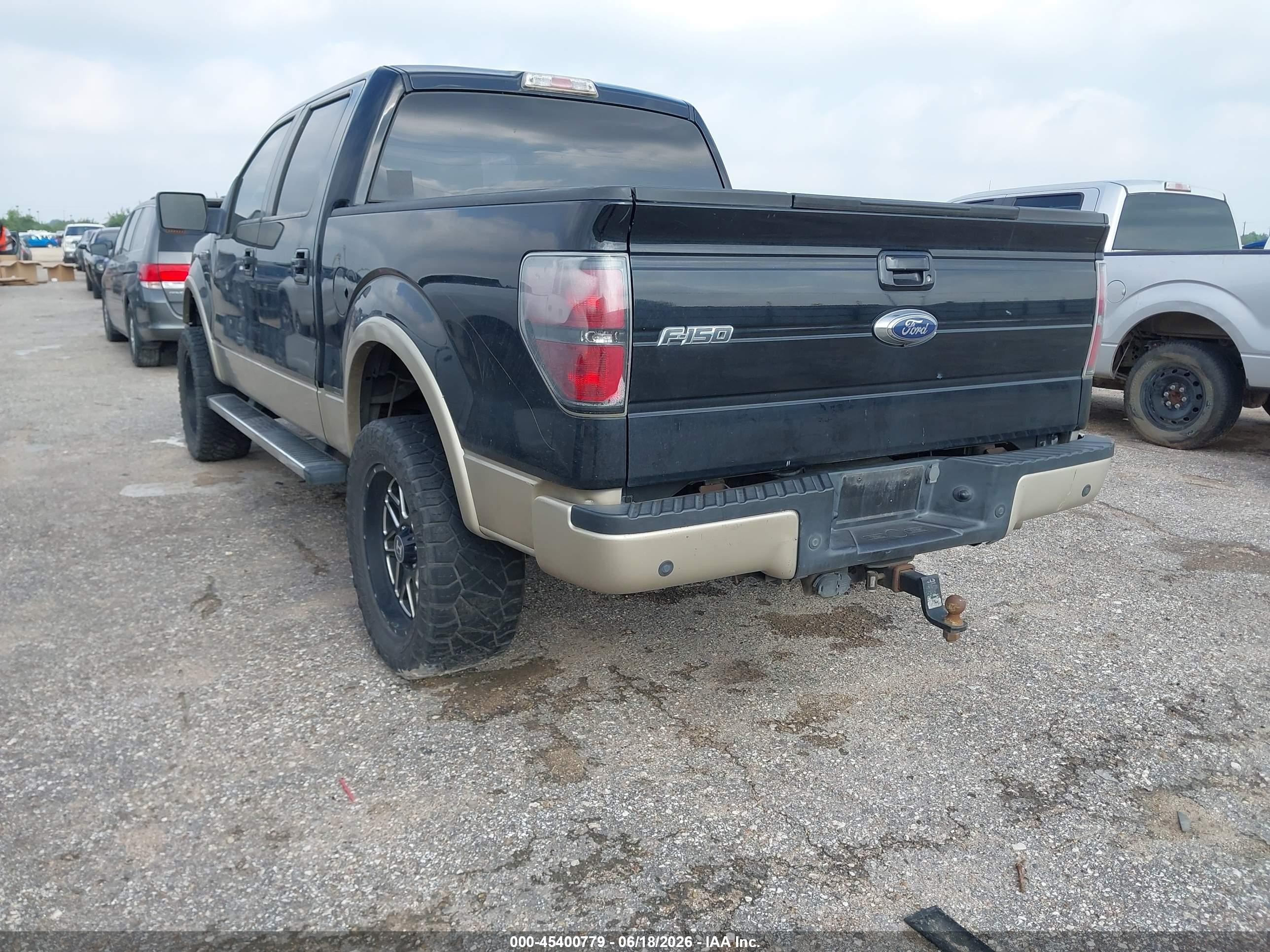 2009 Ford F-150 King Ranch/lariat/platinum/xl/xlt Black vin: 1FTPW12VX9FA45050