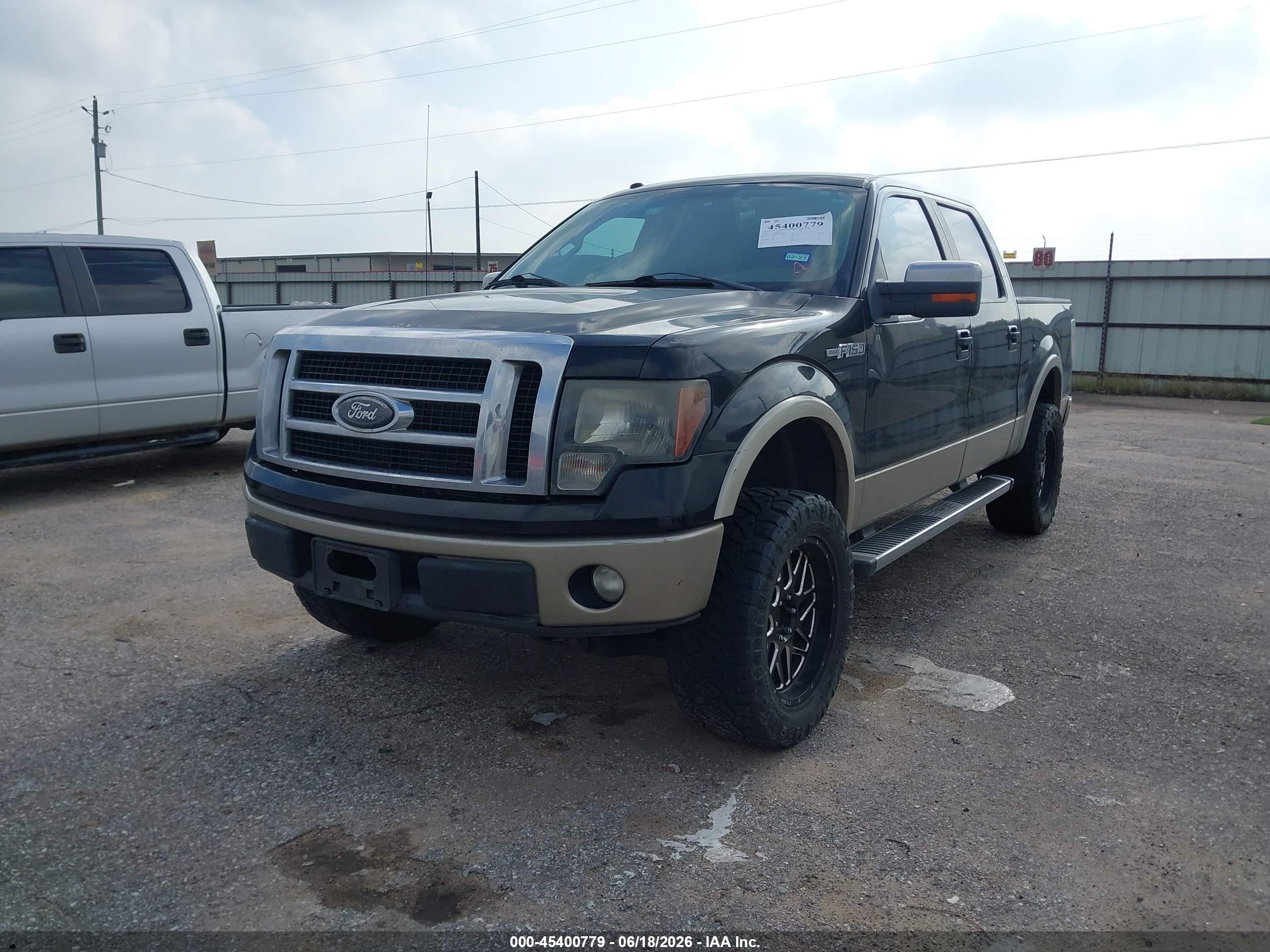 2009 Ford F-150 King Ranch/lariat/platinum/xl/xlt Black vin: 1FTPW12VX9FA45050