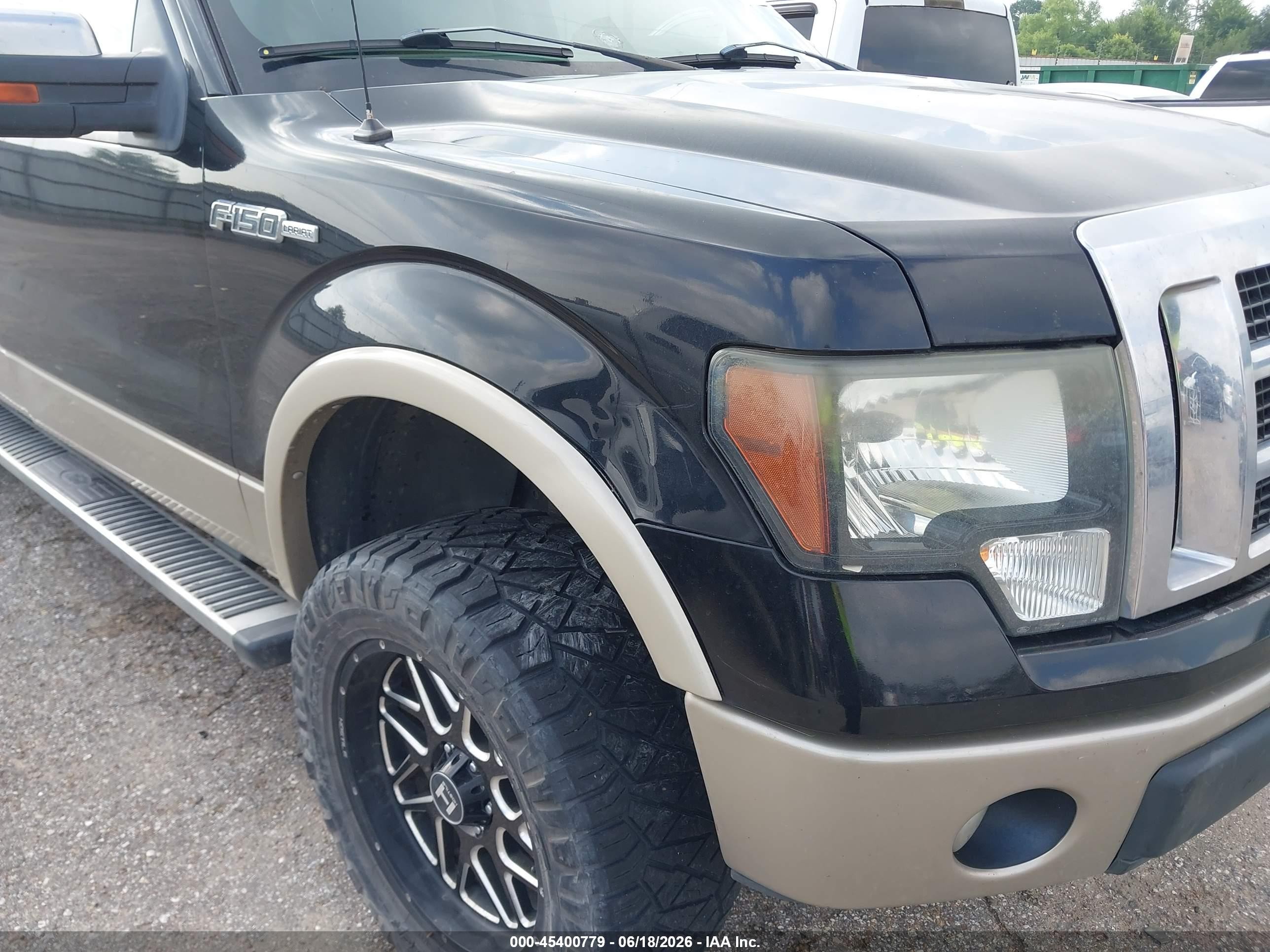 2009 Ford F-150 King Ranch/lariat/platinum/xl/xlt Black vin: 1FTPW12VX9FA45050