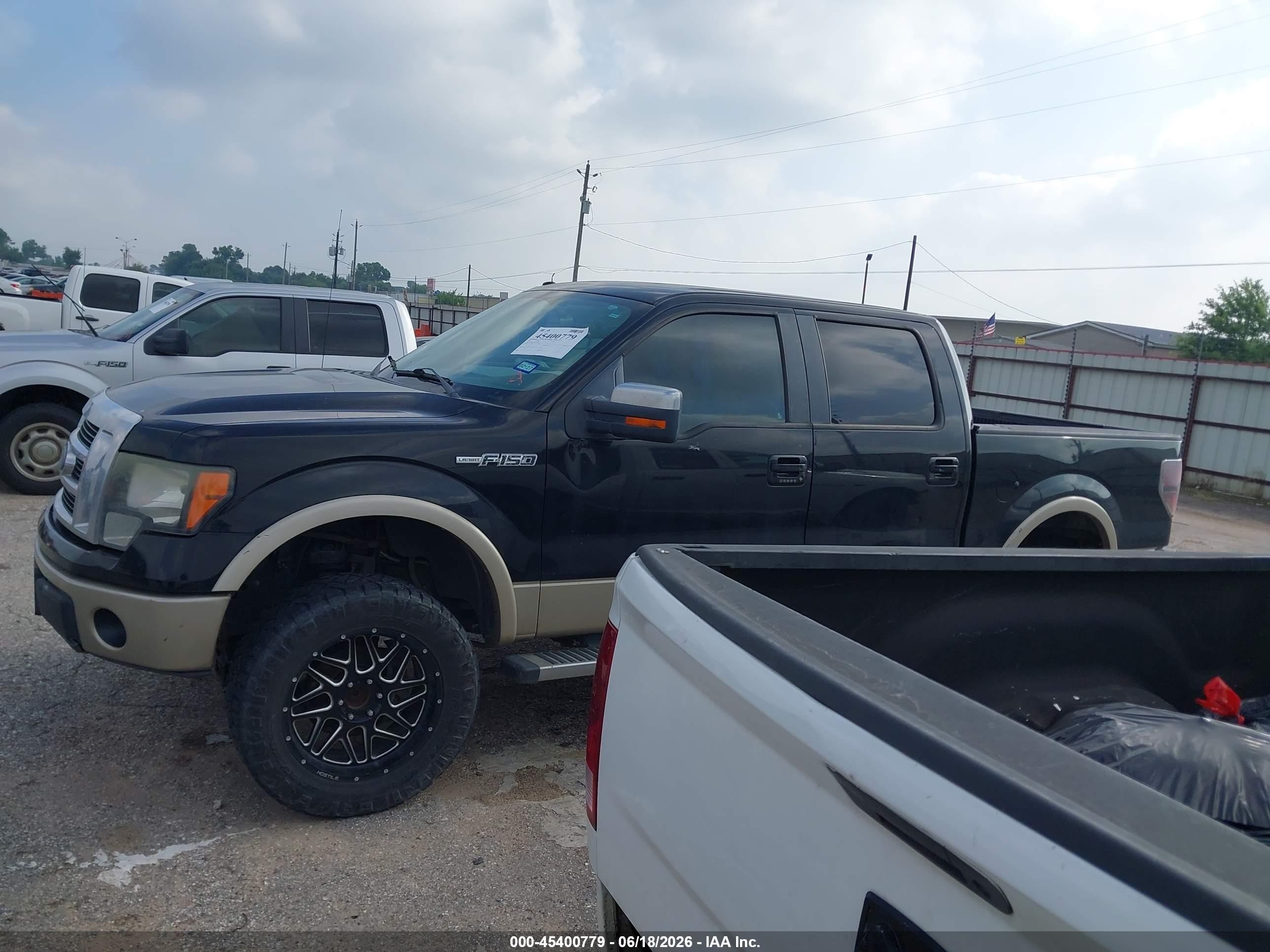 2009 Ford F-150 King Ranch/lariat/platinum/xl/xlt Black vin: 1FTPW12VX9FA45050