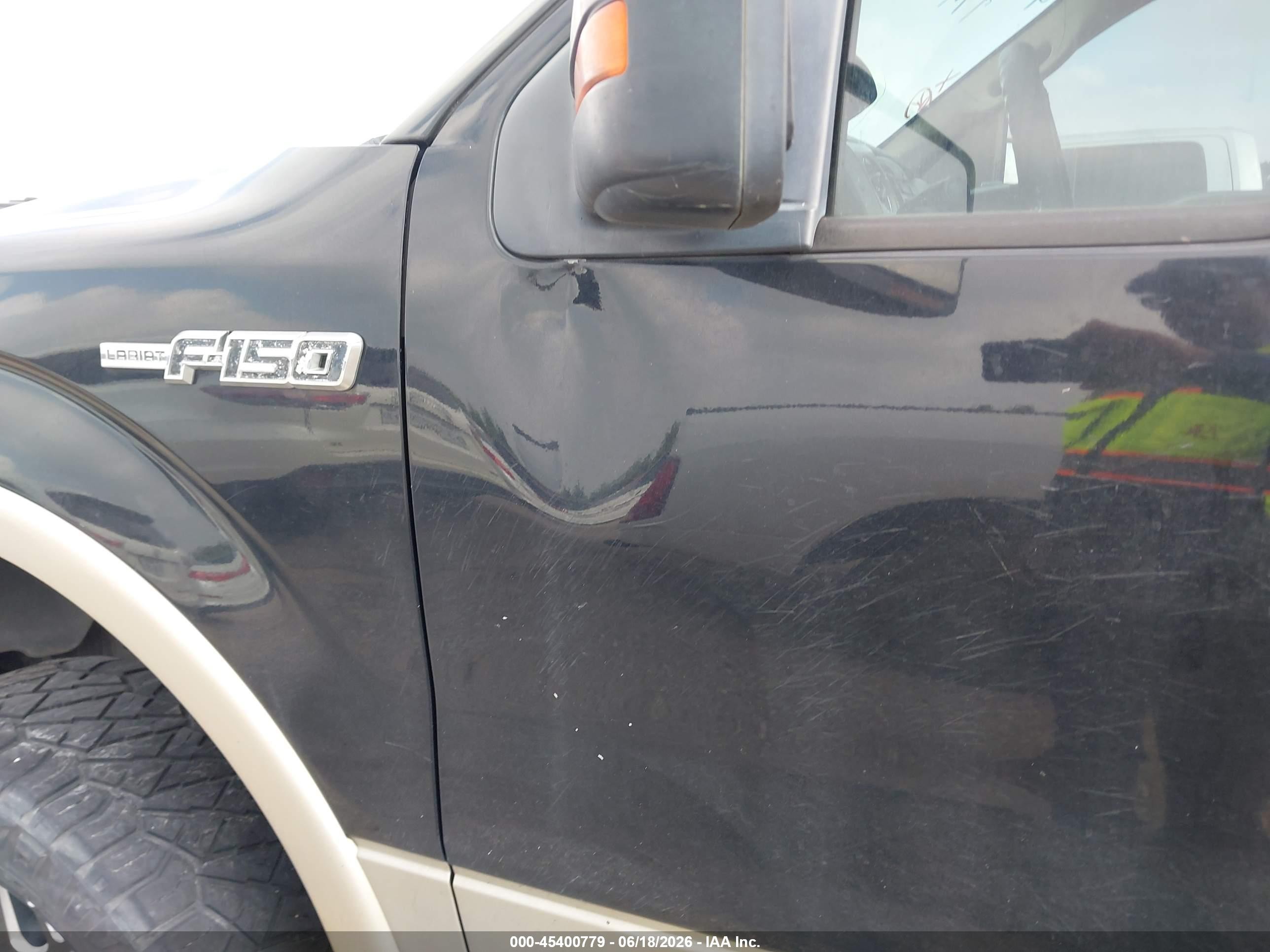 2009 Ford F-150 King Ranch/lariat/platinum/xl/xlt Black vin: 1FTPW12VX9FA45050
