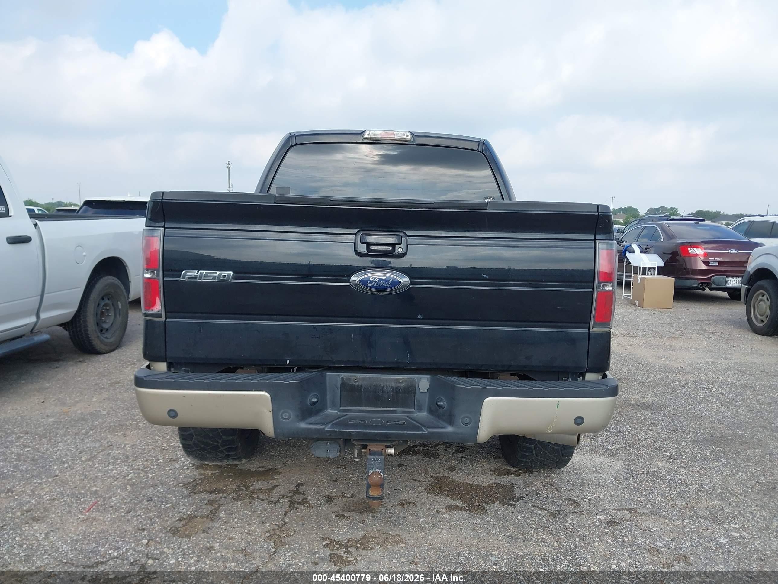 2009 Ford F-150 King Ranch/lariat/platinum/xl/xlt Black vin: 1FTPW12VX9FA45050