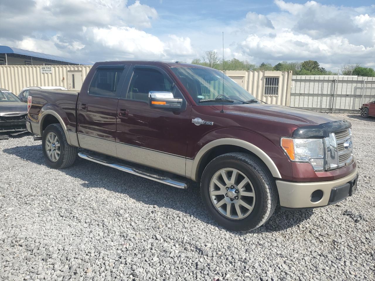 2009 Ford F150 Supercrew Красный vin: 1FTPW12VX9KA77018