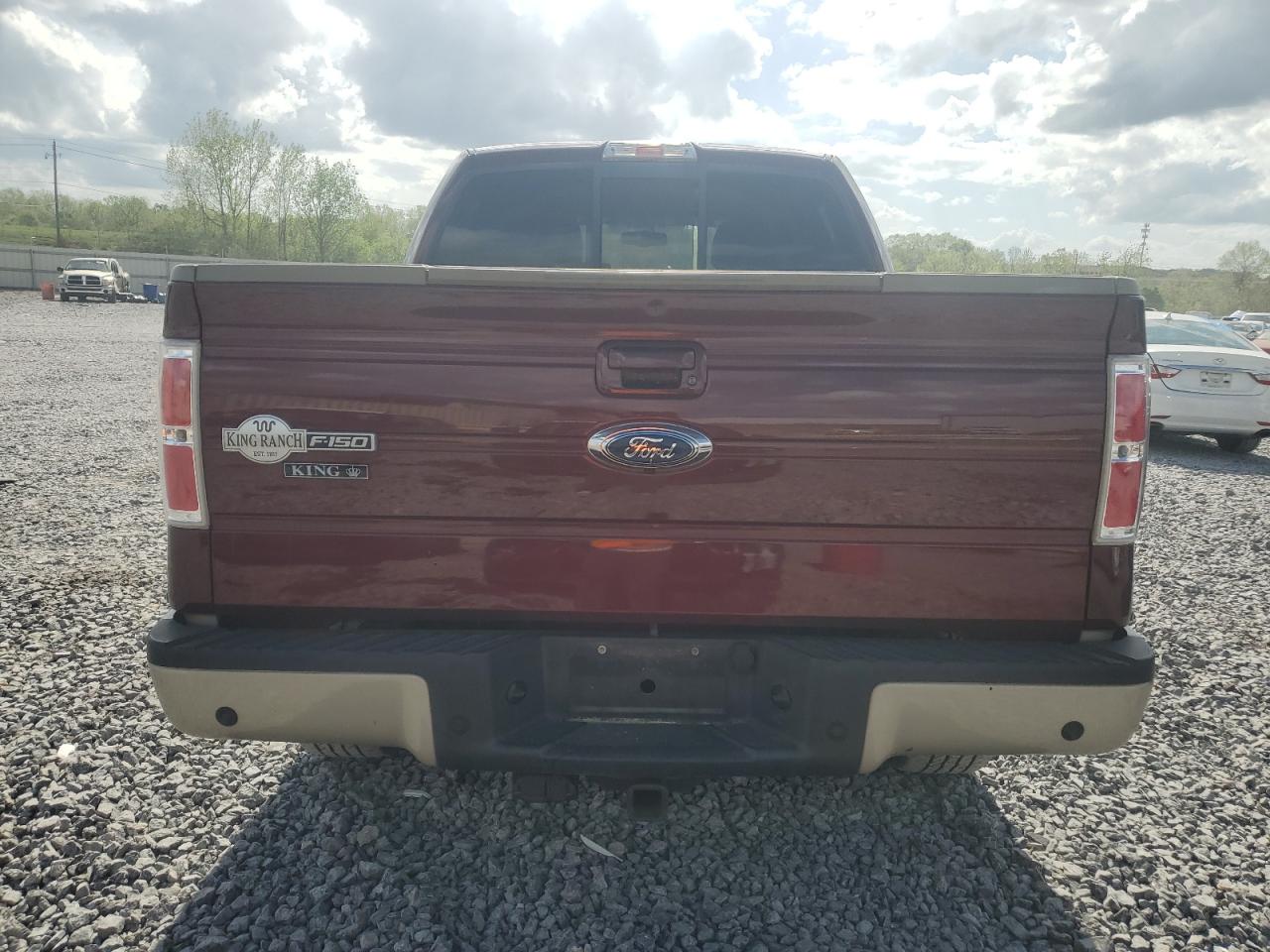 2009 Ford F150 Supercrew Красный vin: 1FTPW12VX9KA77018