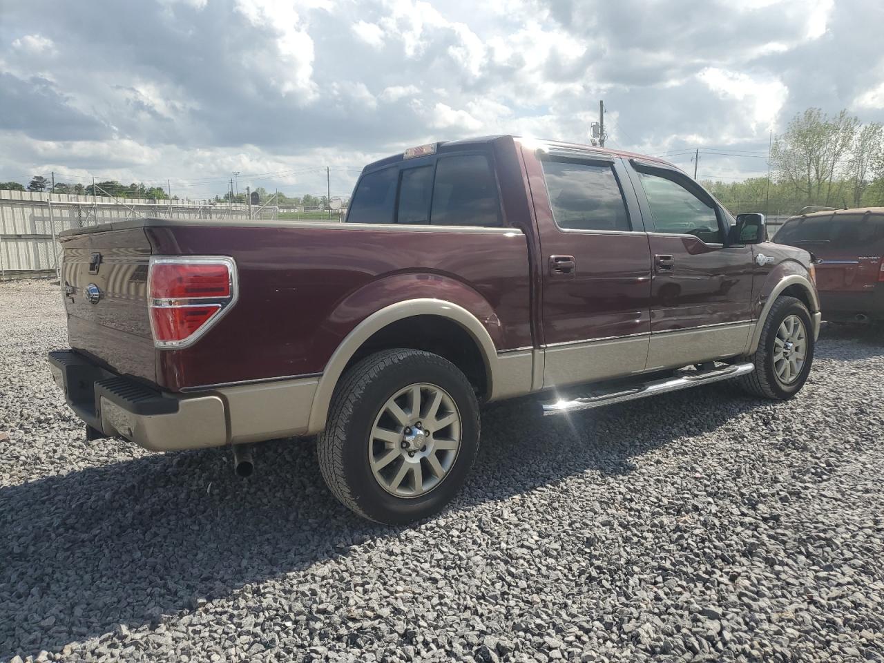 2009 Ford F150 Supercrew Красный vin: 1FTPW12VX9KA77018