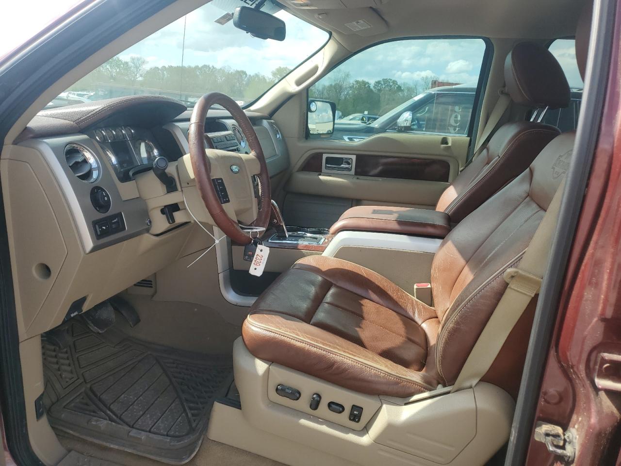 2009 Ford F150 Supercrew Красный vin: 1FTPW12VX9KA77018