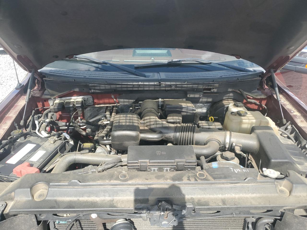 2009 Ford F150 Supercrew Красный vin: 1FTPW12VX9KA77018