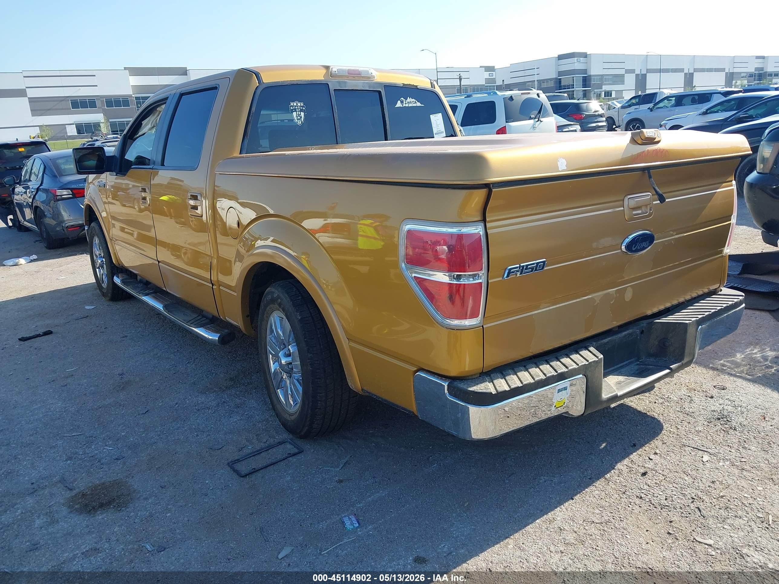 2009 Ford F-150 King Ranch/lariat/platinum/xl/xlt Gold vin: 1FTPW12VX9KB37721