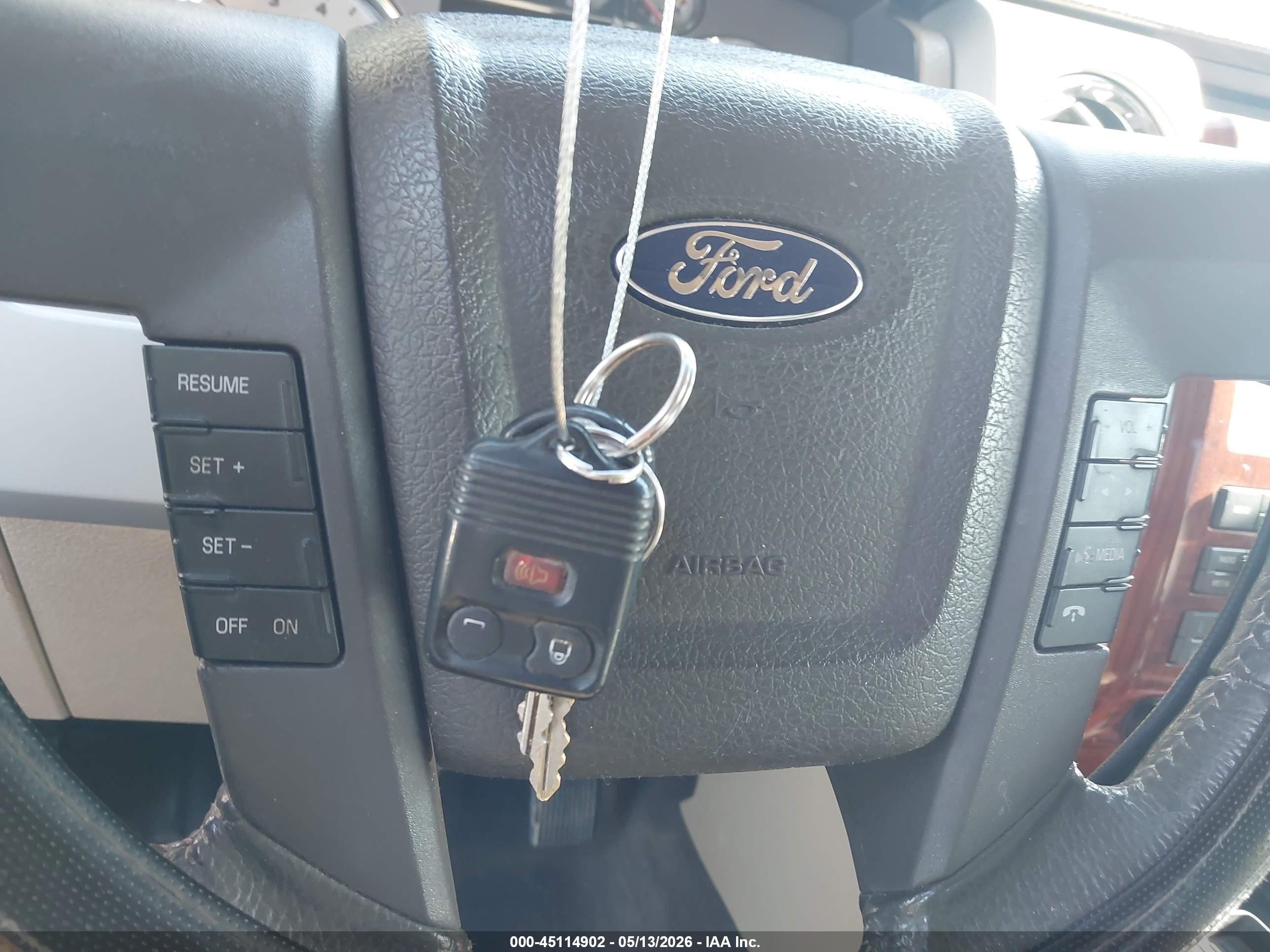 2009 Ford F-150 King Ranch/lariat/platinum/xl/xlt Gold vin: 1FTPW12VX9KB37721