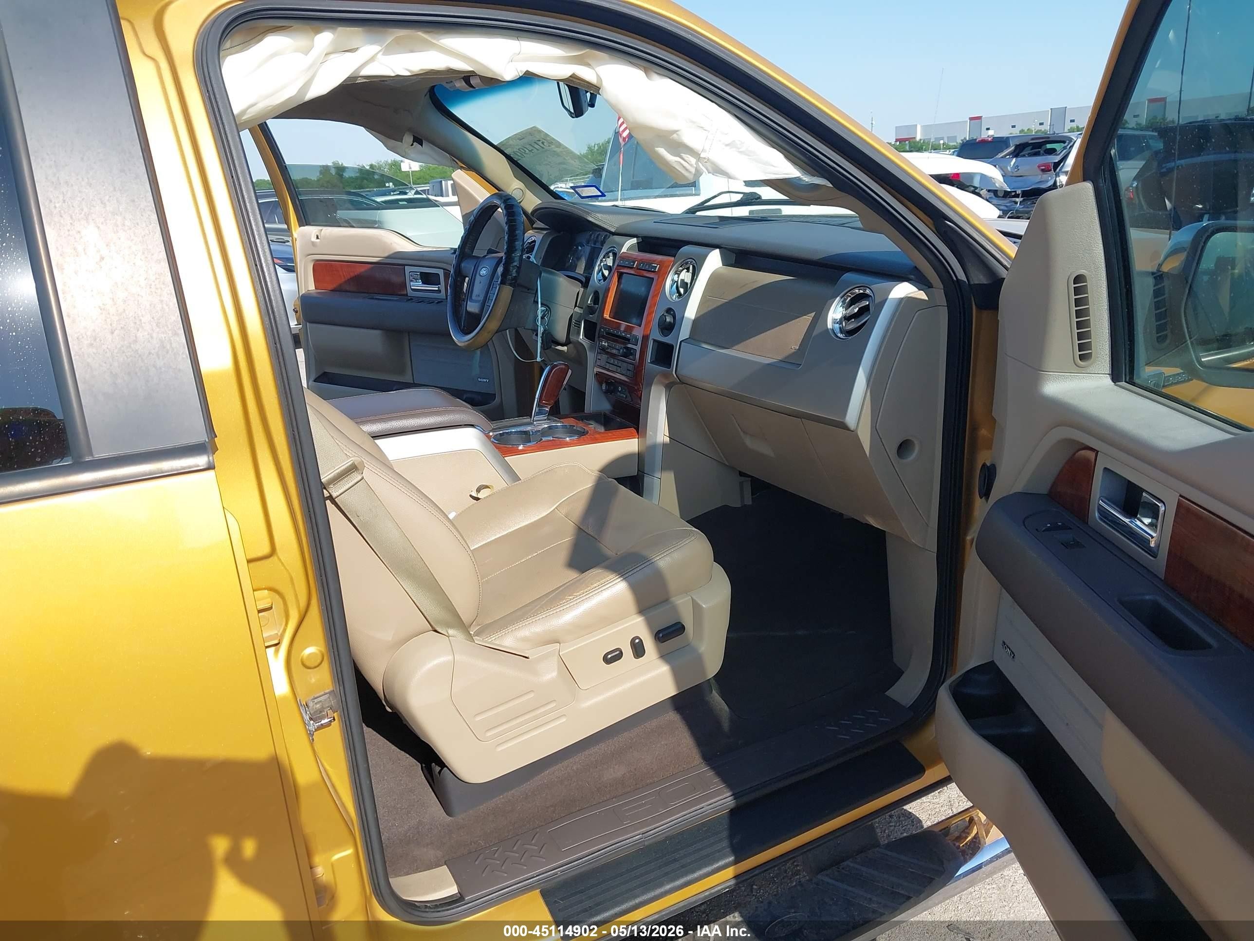 2009 Ford F-150 King Ranch/lariat/platinum/xl/xlt Gold vin: 1FTPW12VX9KB37721