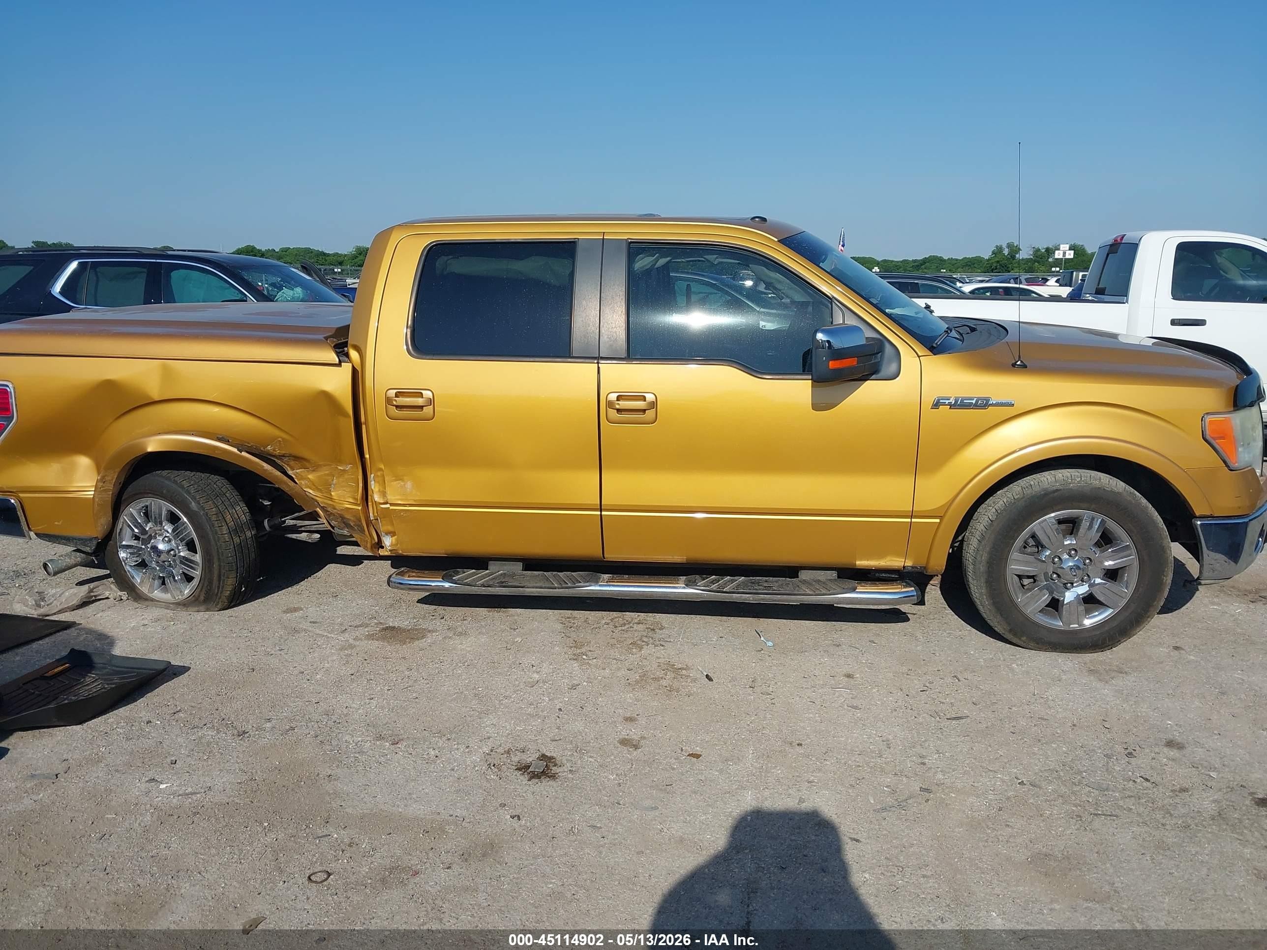 2009 Ford F-150 King Ranch/lariat/platinum/xl/xlt Gold vin: 1FTPW12VX9KB37721