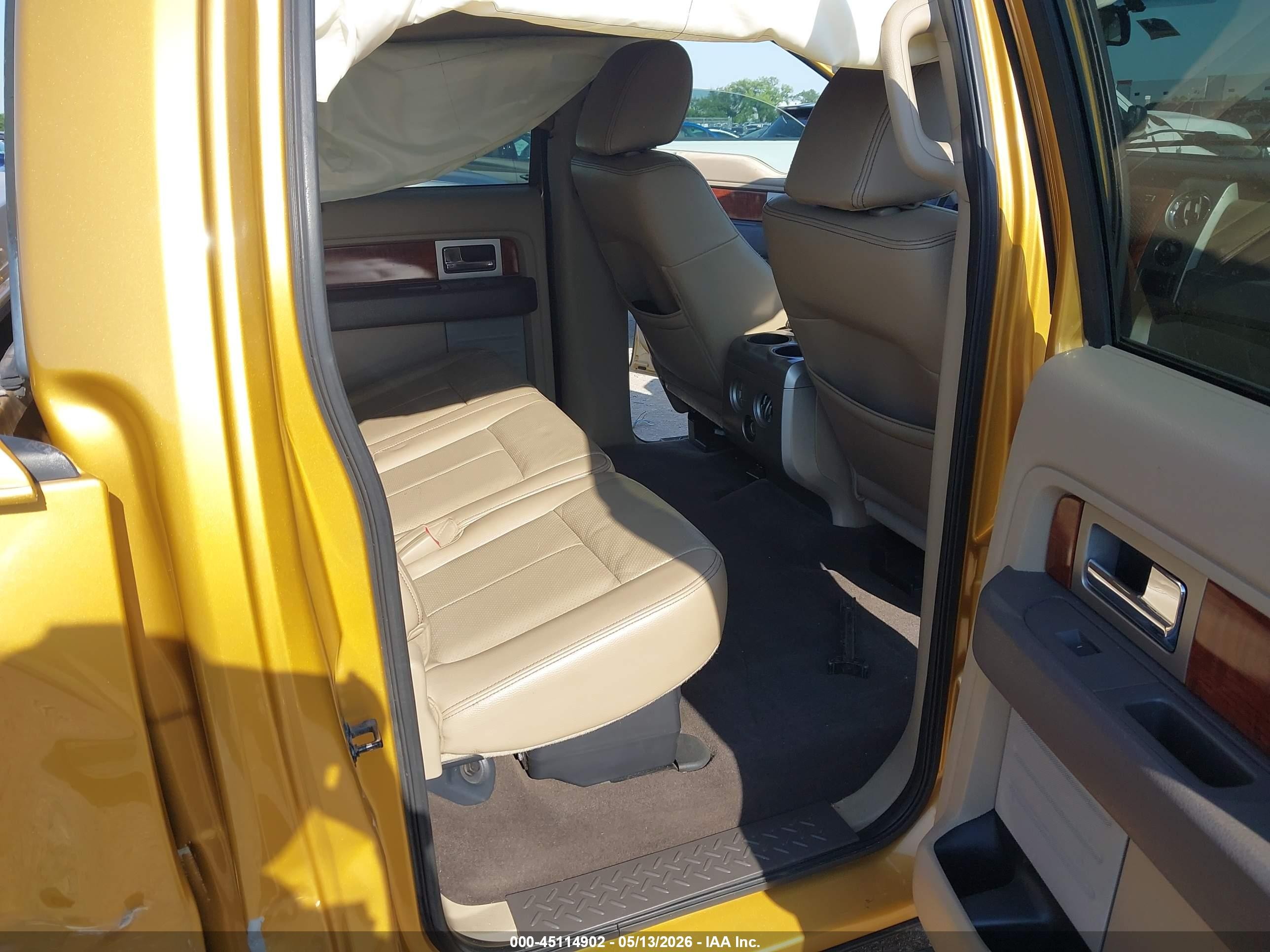 2009 Ford F-150 King Ranch/lariat/platinum/xl/xlt Gold vin: 1FTPW12VX9KB37721