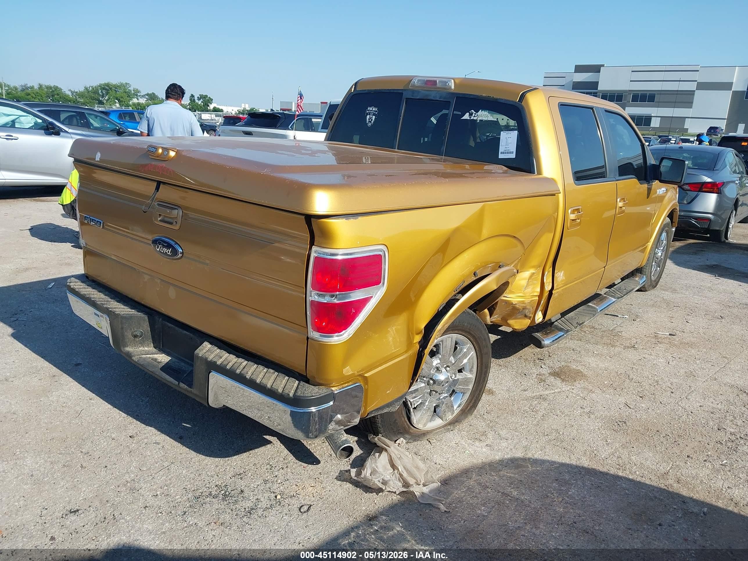 2009 Ford F-150 King Ranch/lariat/platinum/xl/xlt Gold vin: 1FTPW12VX9KB37721