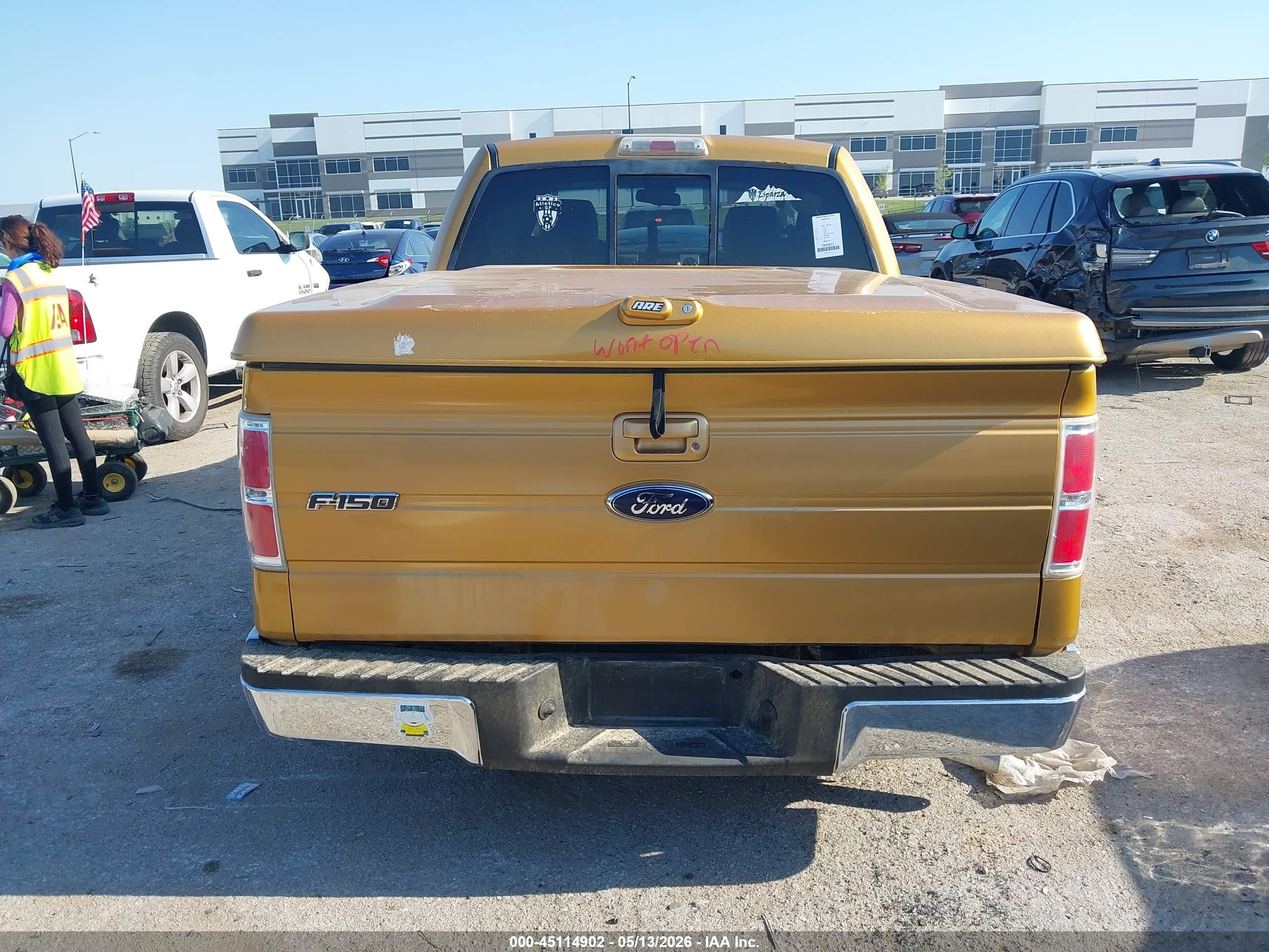 2009 Ford F-150 King Ranch/lariat/platinum/xl/xlt Gold vin: 1FTPW12VX9KB37721