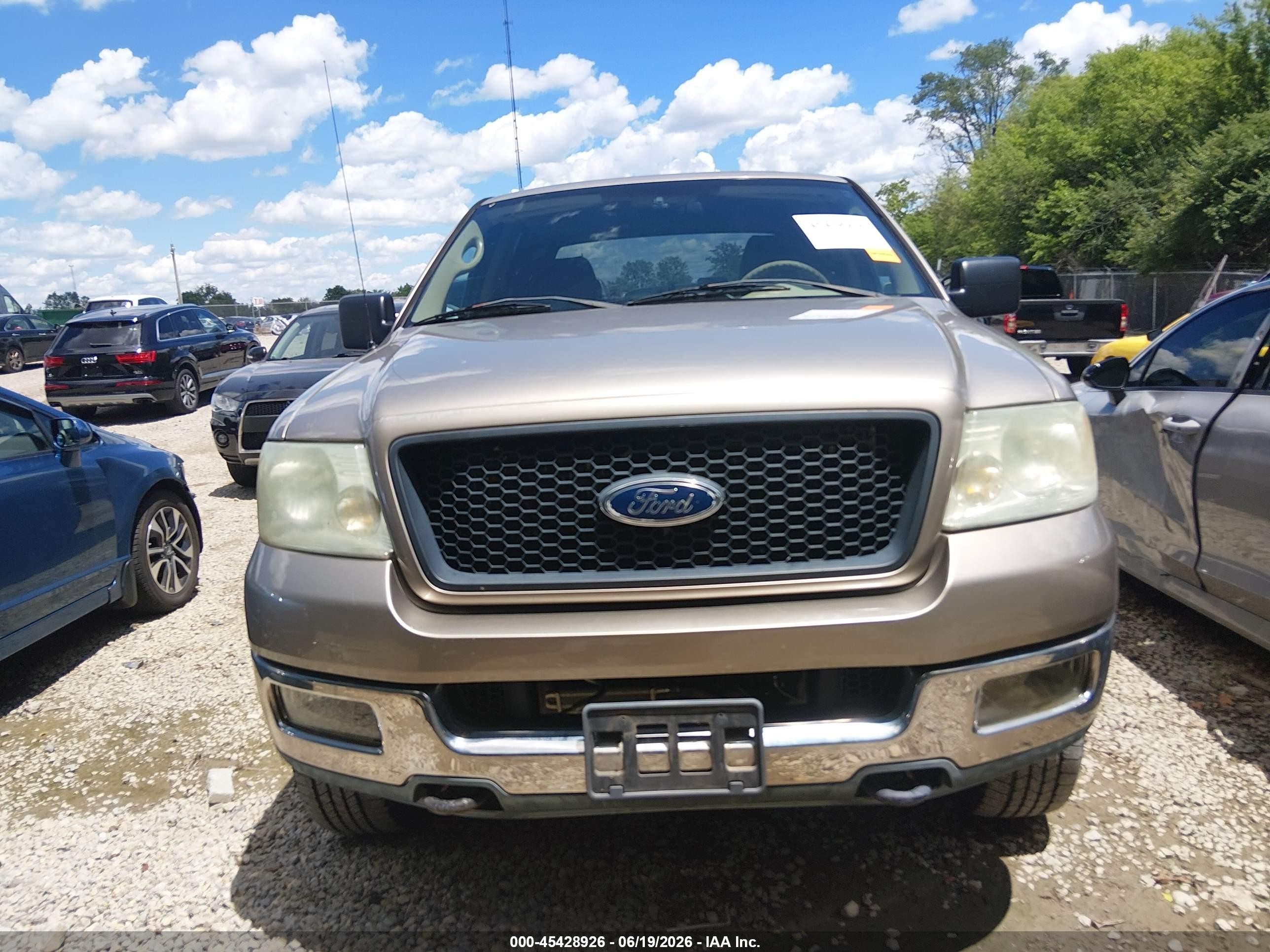 2004 Ford F-150 Fx4/lariat/xlt Gray vin: 1FTPW14504KA53011