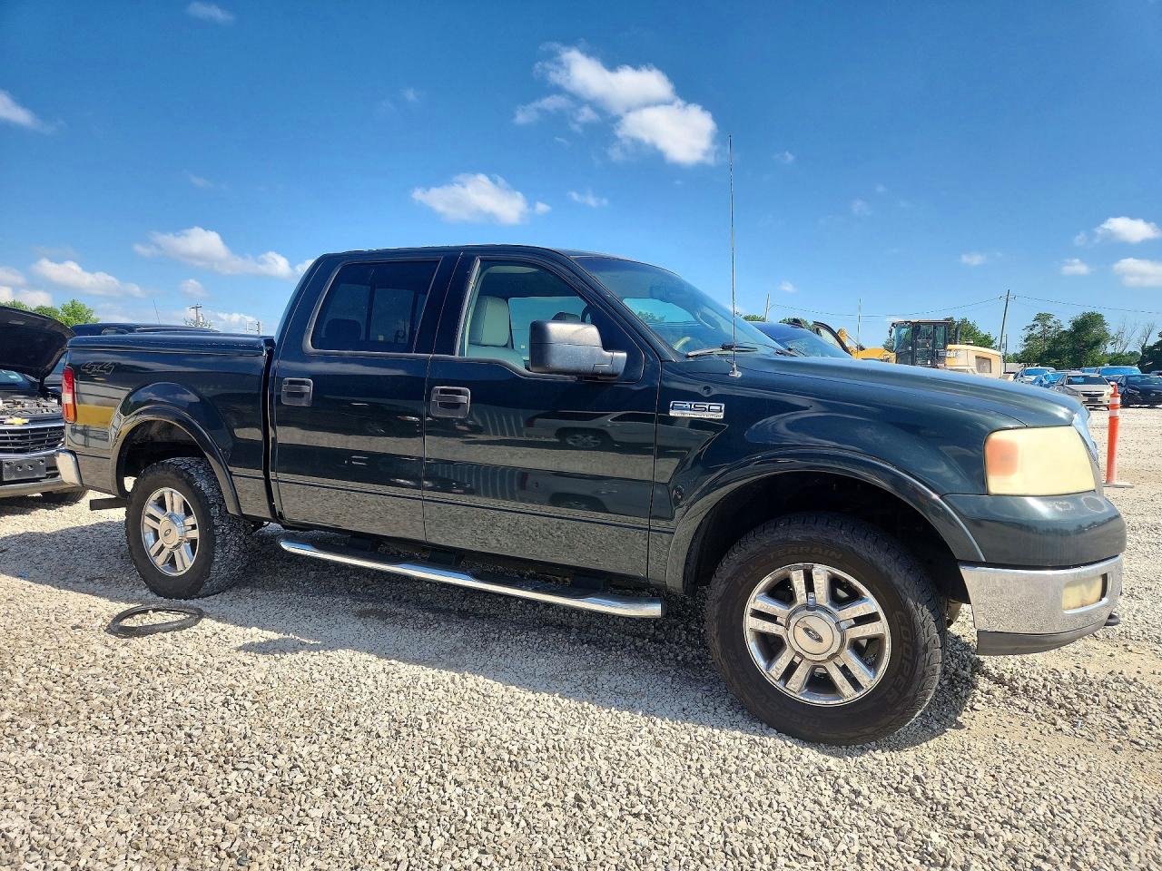 2004 Ford F150 Supercrew Green vin: 1FTPW14504KA85330