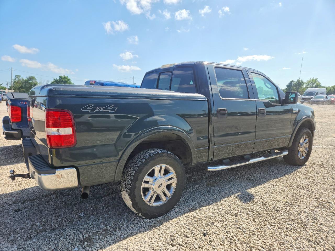 2004 Ford F150 Supercrew Green vin: 1FTPW14504KA85330