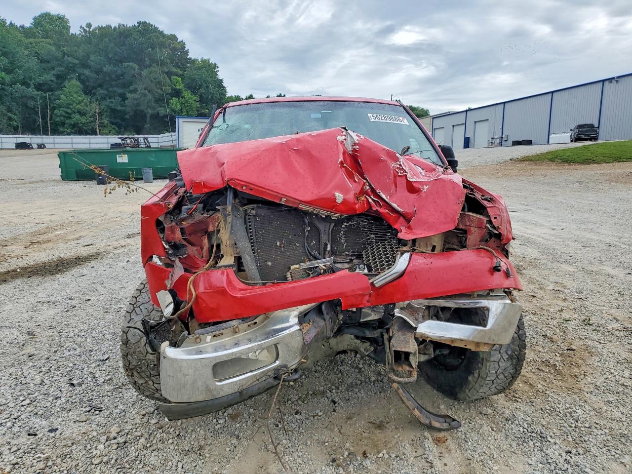 2004 Ford F150 Supercrew Red vin: 1FTPW14504KB31156