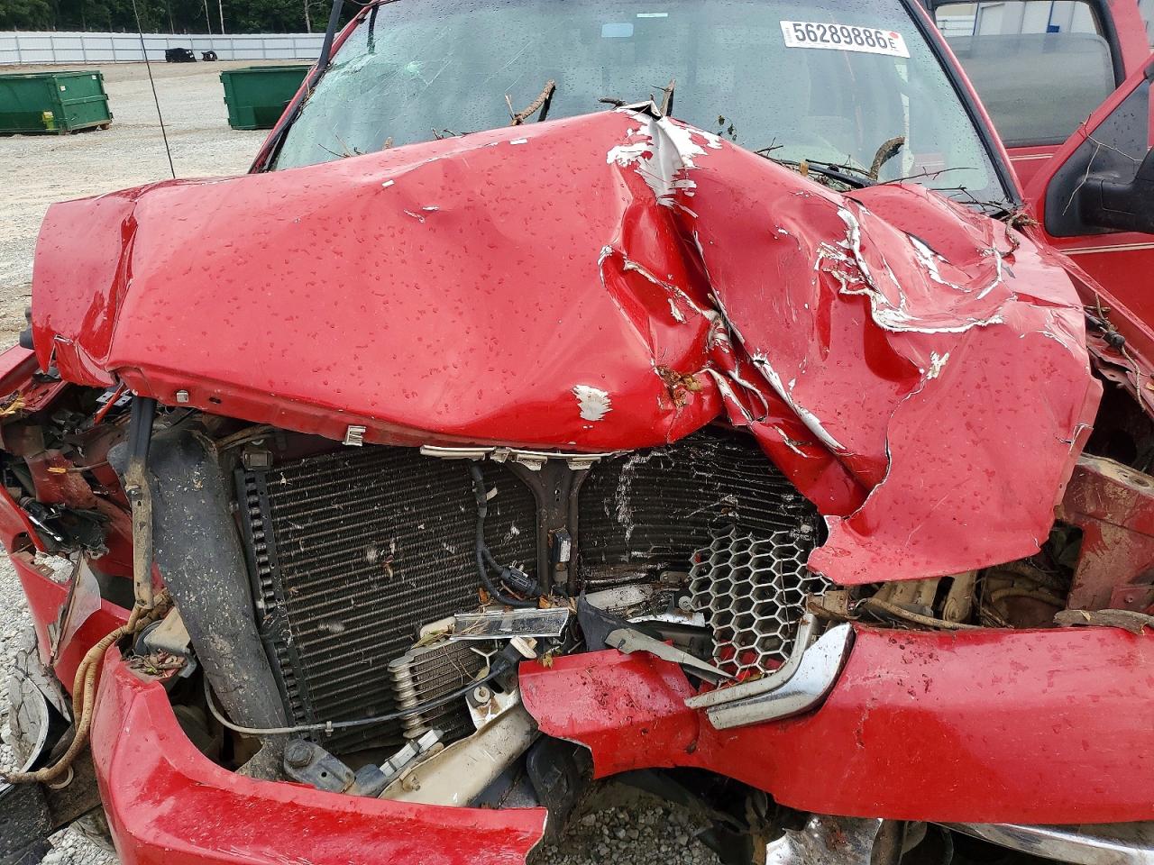2004 Ford F150 Supercrew Red vin: 1FTPW14504KB31156