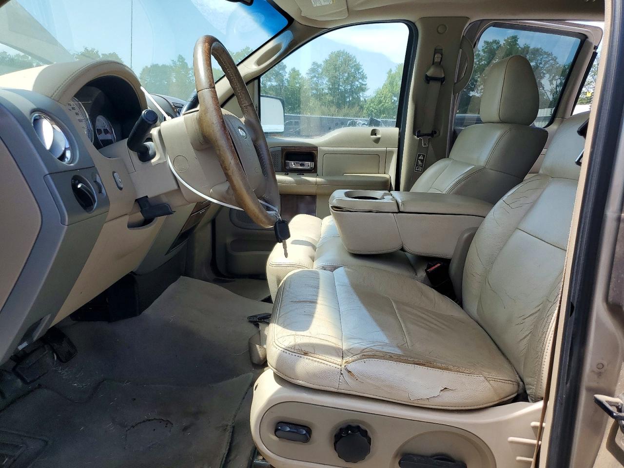 2004 Ford F150 Supercrew Beige vin: 1FTPW14504KB96833