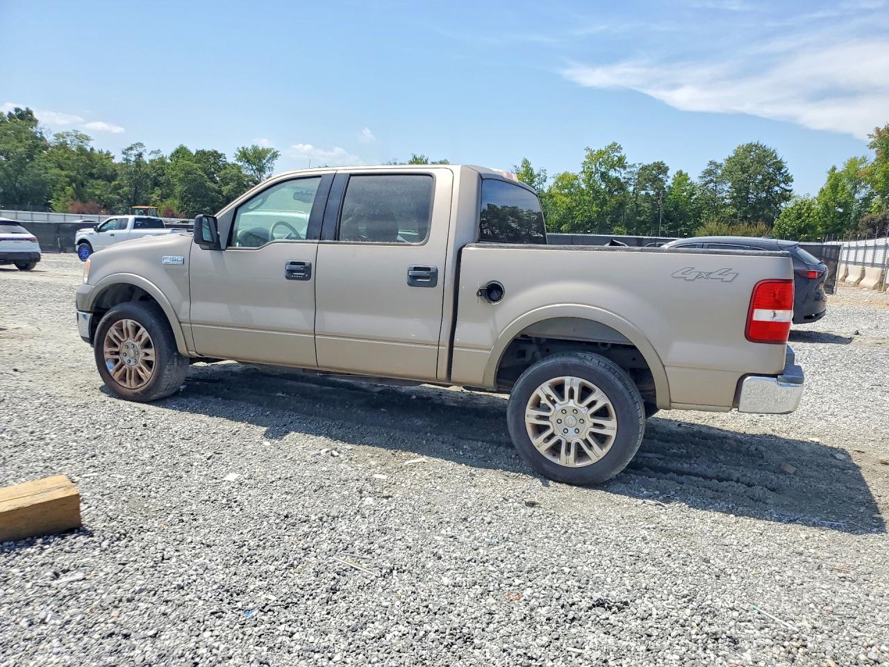 2004 Ford F150 Supercrew Beige vin: 1FTPW14504KB96833