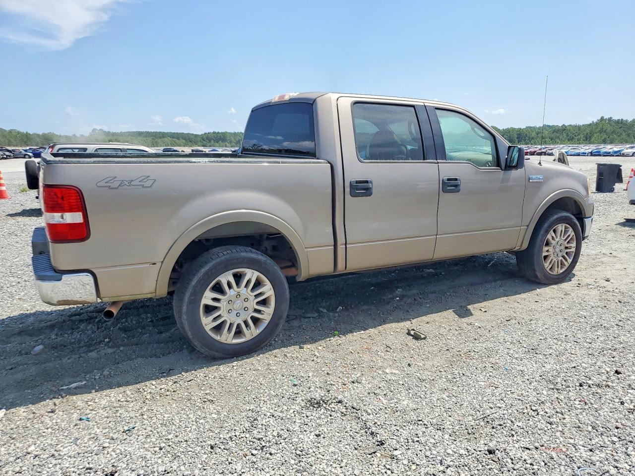 2004 Ford F150 Supercrew Beige vin: 1FTPW14504KB96833